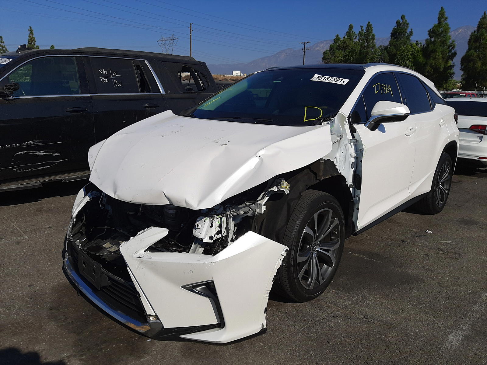 Photo 2 from auction – 2019 LEXUS RX 350 BAS with VIN 2T2ZZMCA9KC123549