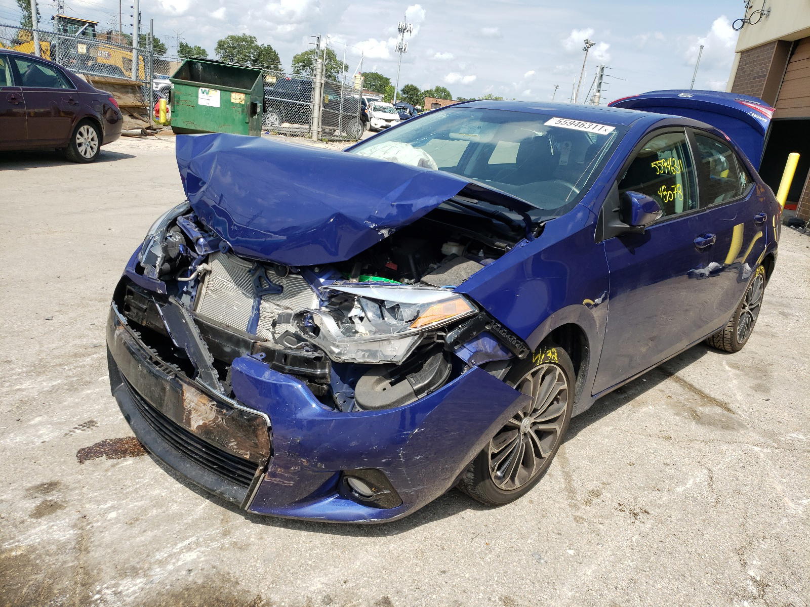 Photo 2 from auction – 2015 TOYOTA COROLLA L with VIN 2T1BURHE3FC263860