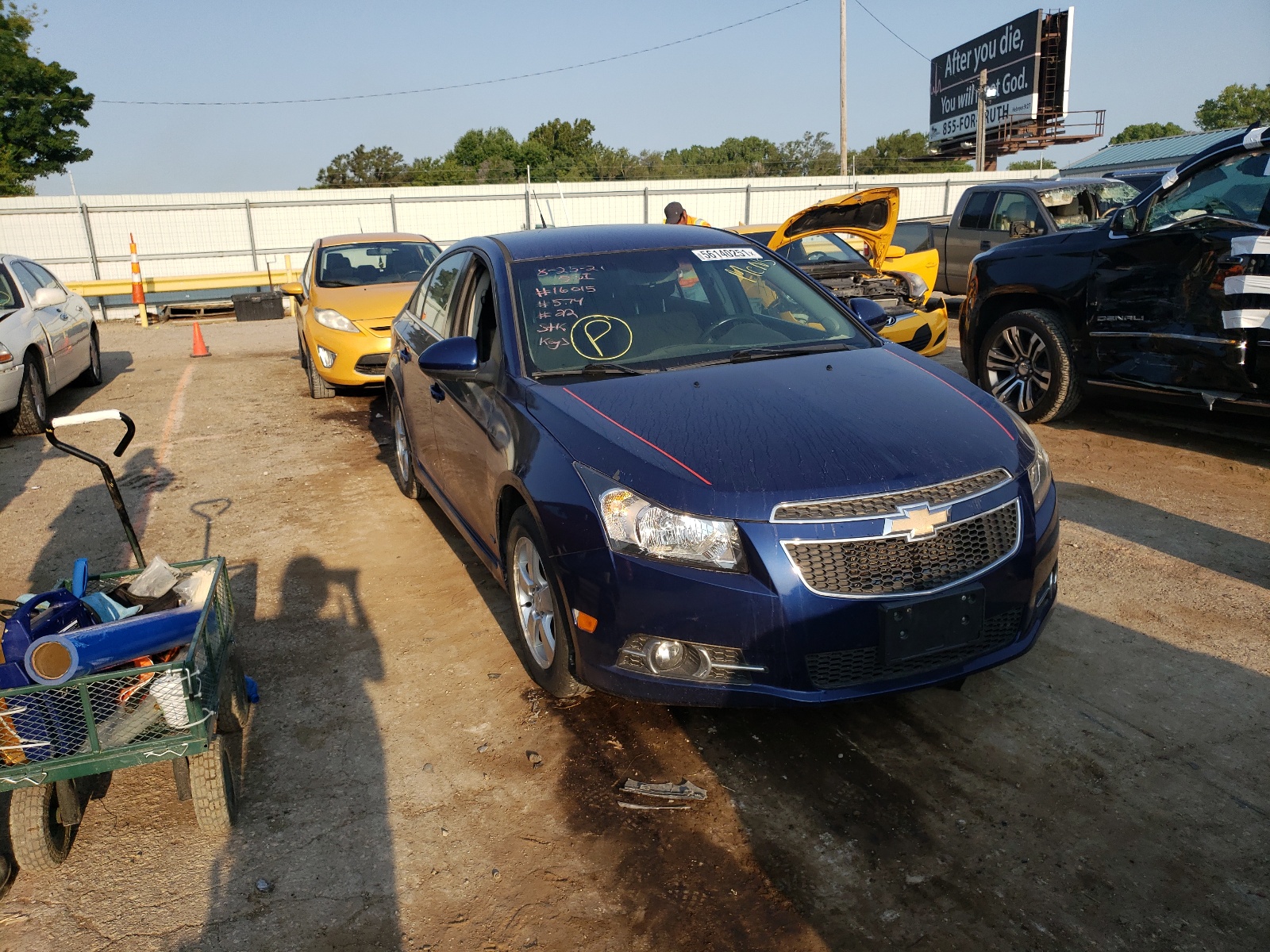 Photo 9 from auction – 2012 CHEVROLET CRUZE LT with VIN 1G1PL5SC5C7124618