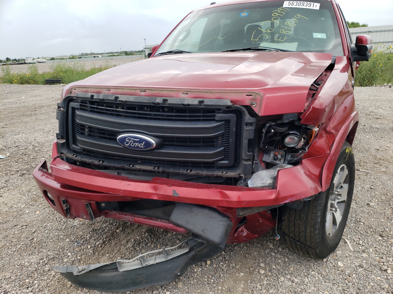 Photo 9 from auction – 2013 FORD F150 with VIN 1FTFW1CF7DKE81809