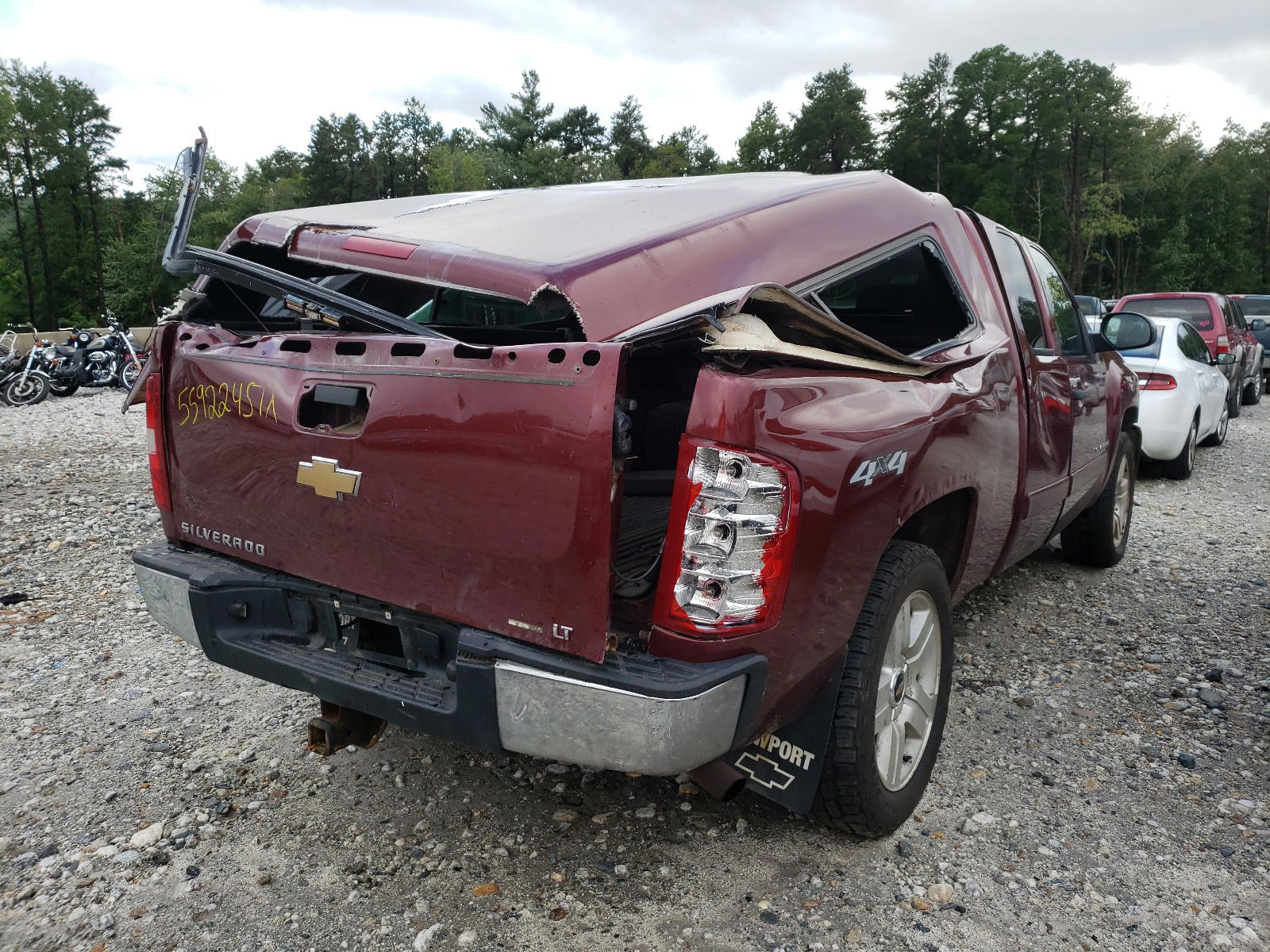 Photo 4 from auction – 2008 CHEVROLET SILVERADO with VIN 2GCEK19JX81287364