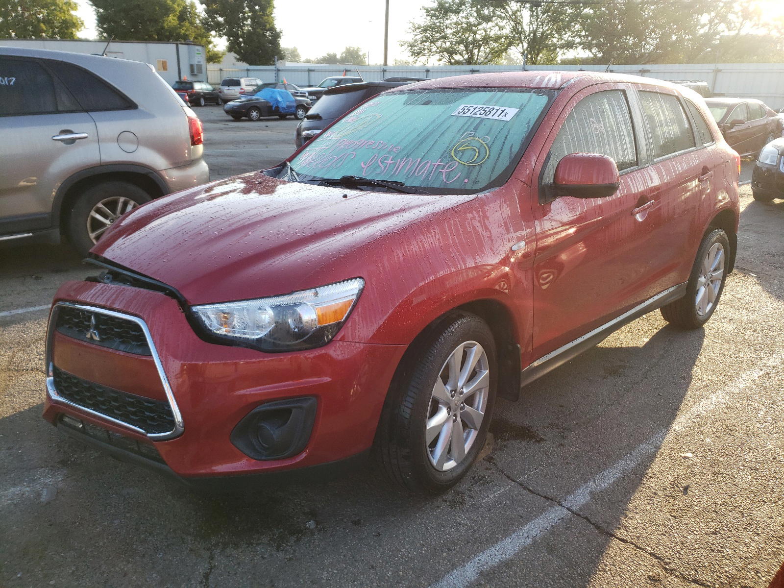 Photo 2 from auction – 2014 MITSUBISHI OUTLANDER with VIN 4A4AP3AU5EE033100