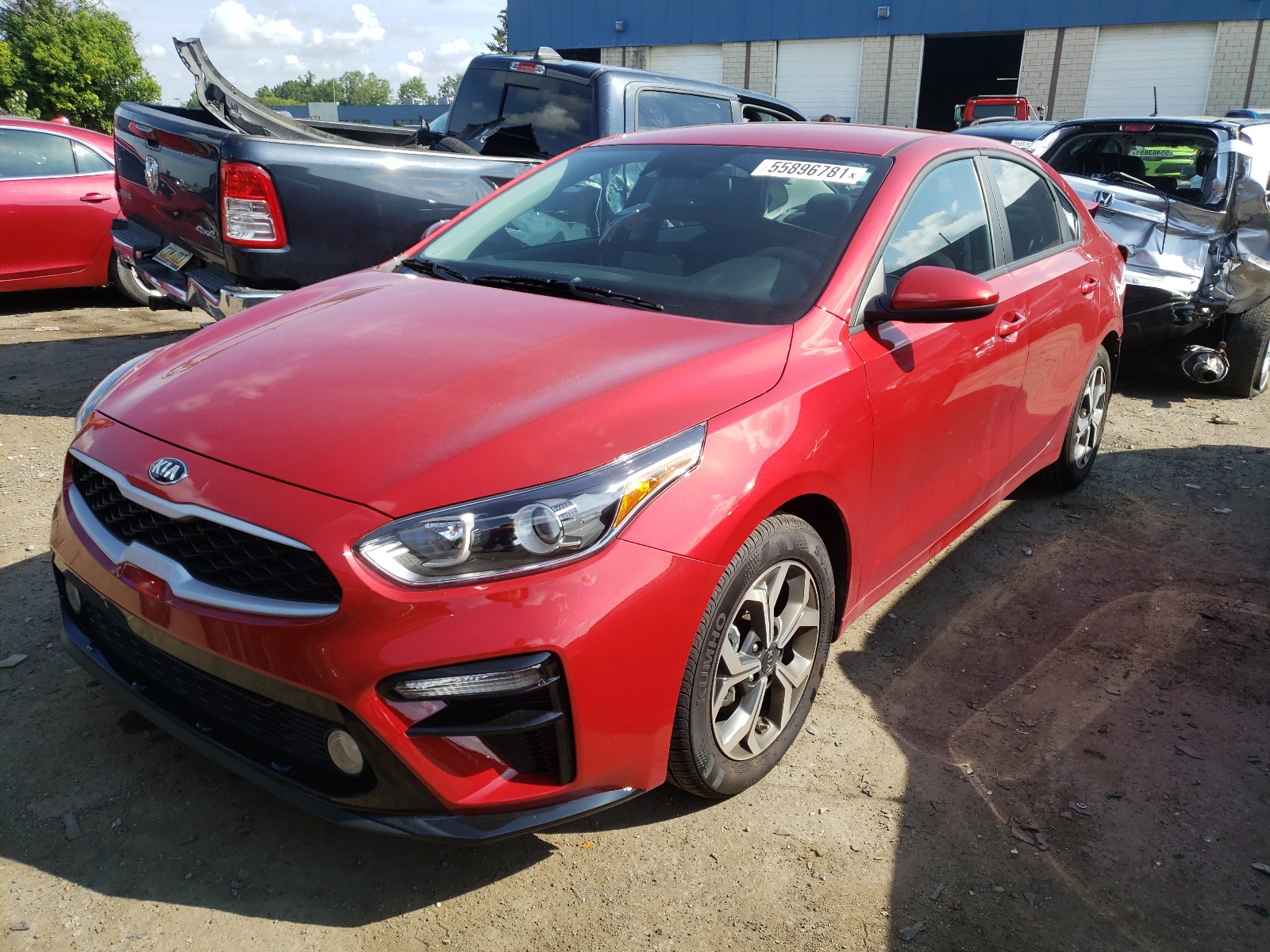 Photo 2 from auction – 2021 KIA FORTE FE with VIN 3KPF24AD7ME371716