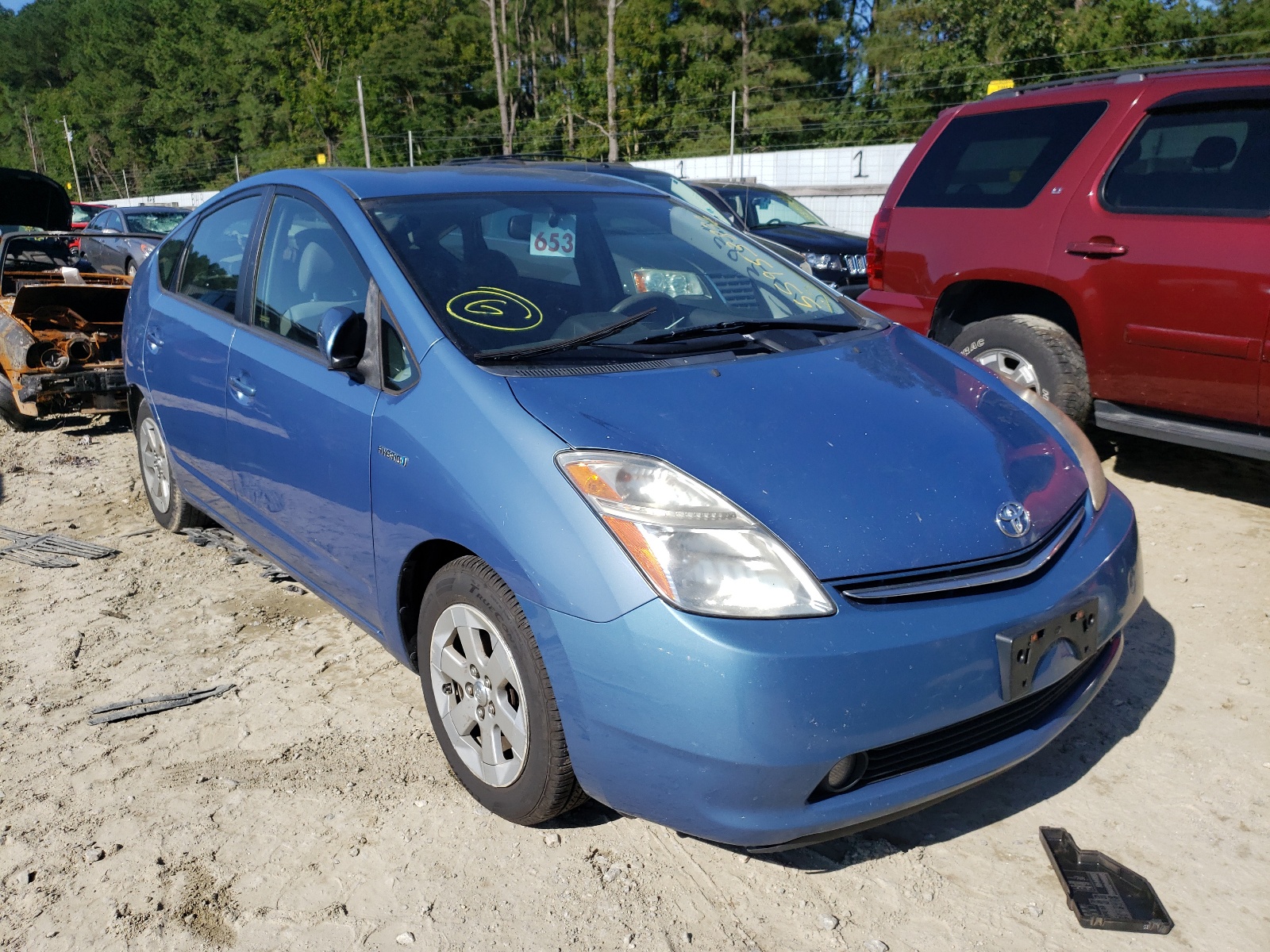 TOYOTA PRIUS 2007 with VIN JTDKB20U277679255 - Photo from auction