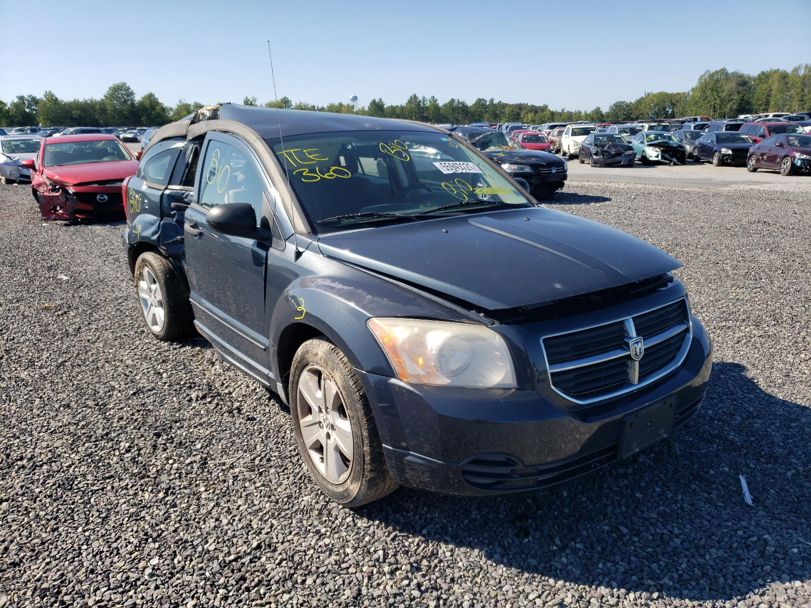 DODGE CALIBER SX 2007 with VIN 1B3HB48B97D354002 - Photo from auction