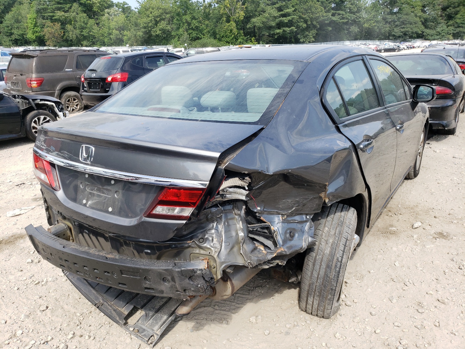 Photo 4 from auction – 2013 HONDA CIVIC LX with VIN 2HGFB2F5XDH569508
