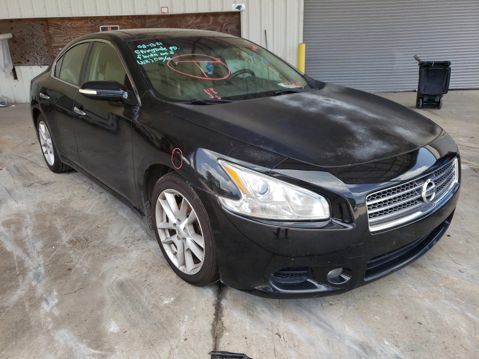 NISSAN MAXIMA S 2011 with VIN 1N4AA5AP8BC800546 - Photo from auction