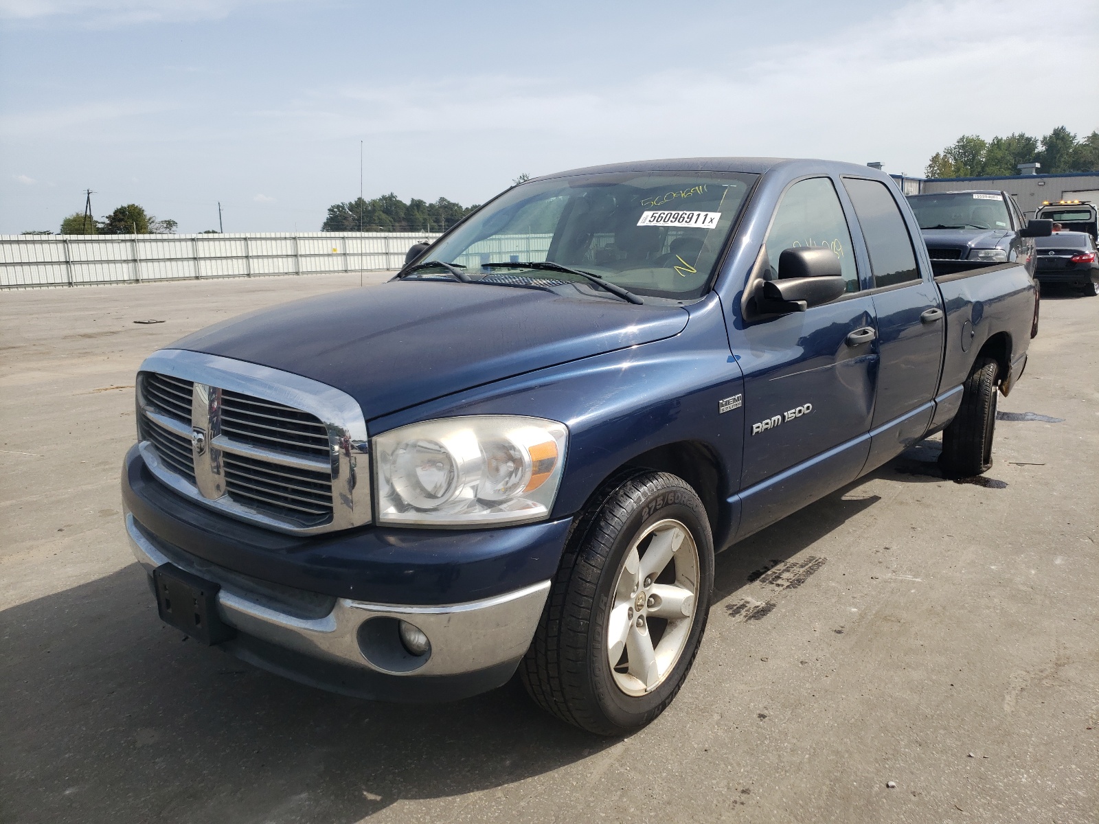 Photo 2 from auction – 2007 DODGE RAM 1500 S with VIN 1D7HA18257J618808