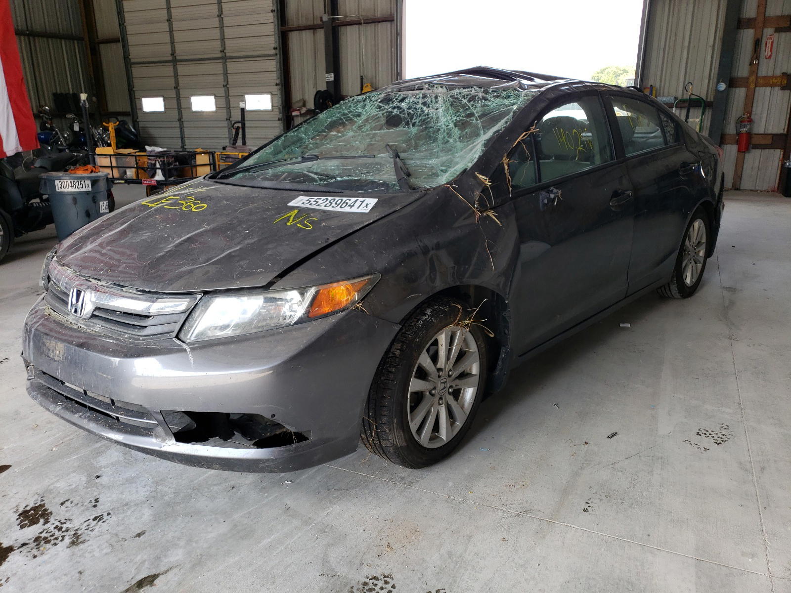 Photo 2 from auction – 2012 HONDA CIVIC EX with VIN 19XFB2F85CE001783