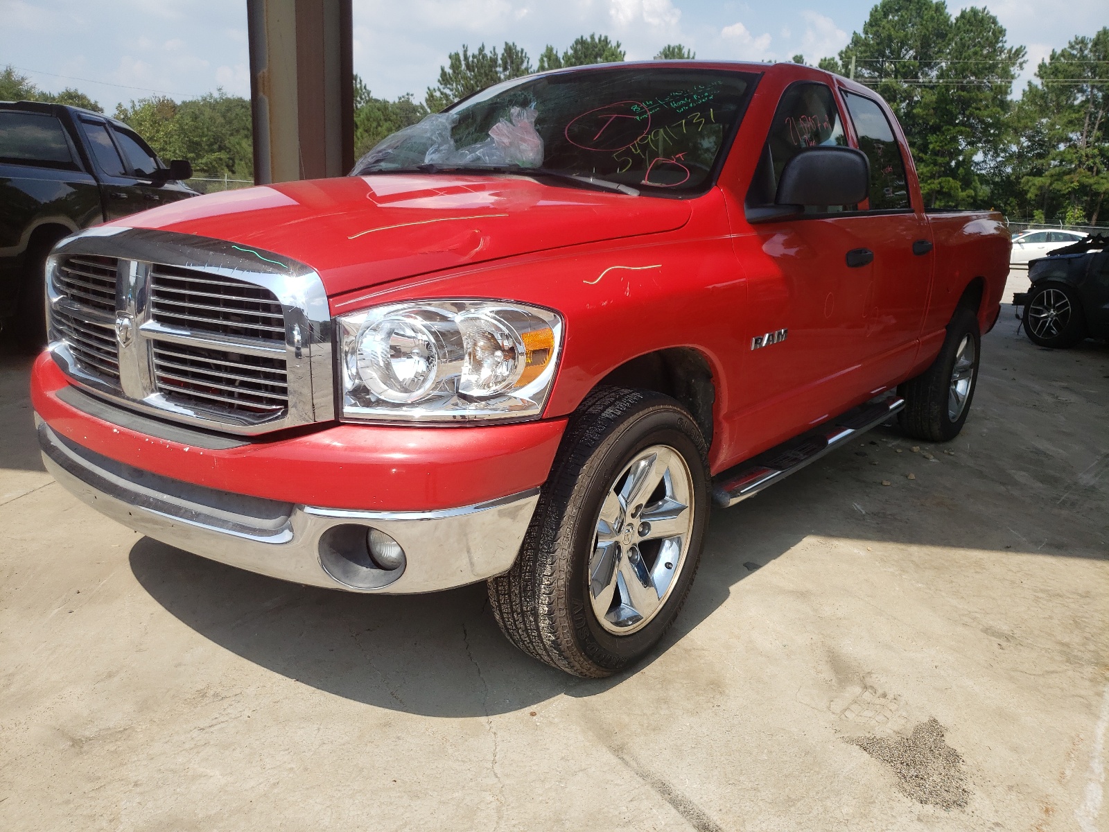 Photo 2 from auction – 2008 DODGE RAM 1500 S with VIN 1D7HA18N08S512529