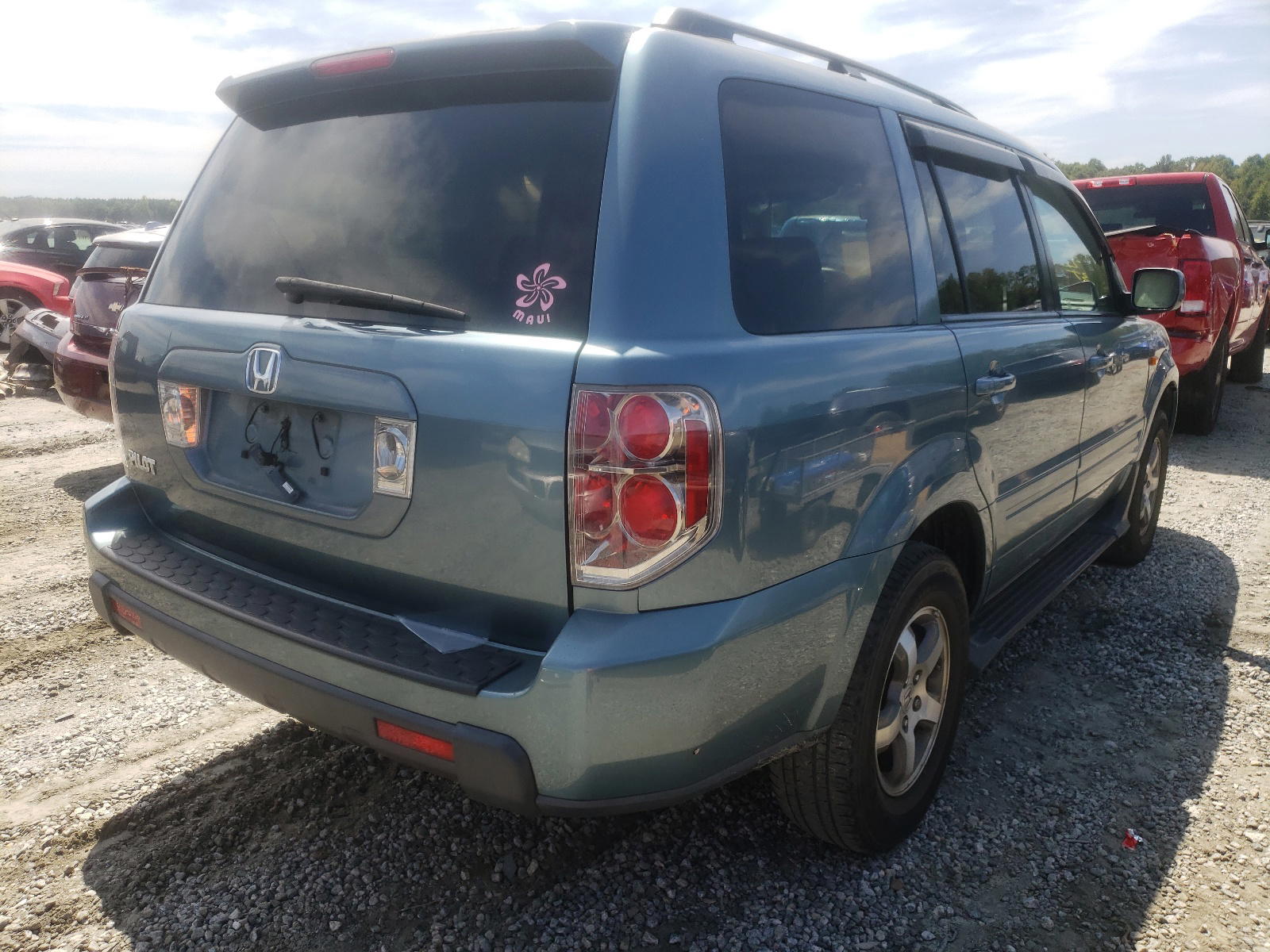 Photo 4 from auction – 2007 HONDA PILOT EXL with VIN 5FNYF28517B014689