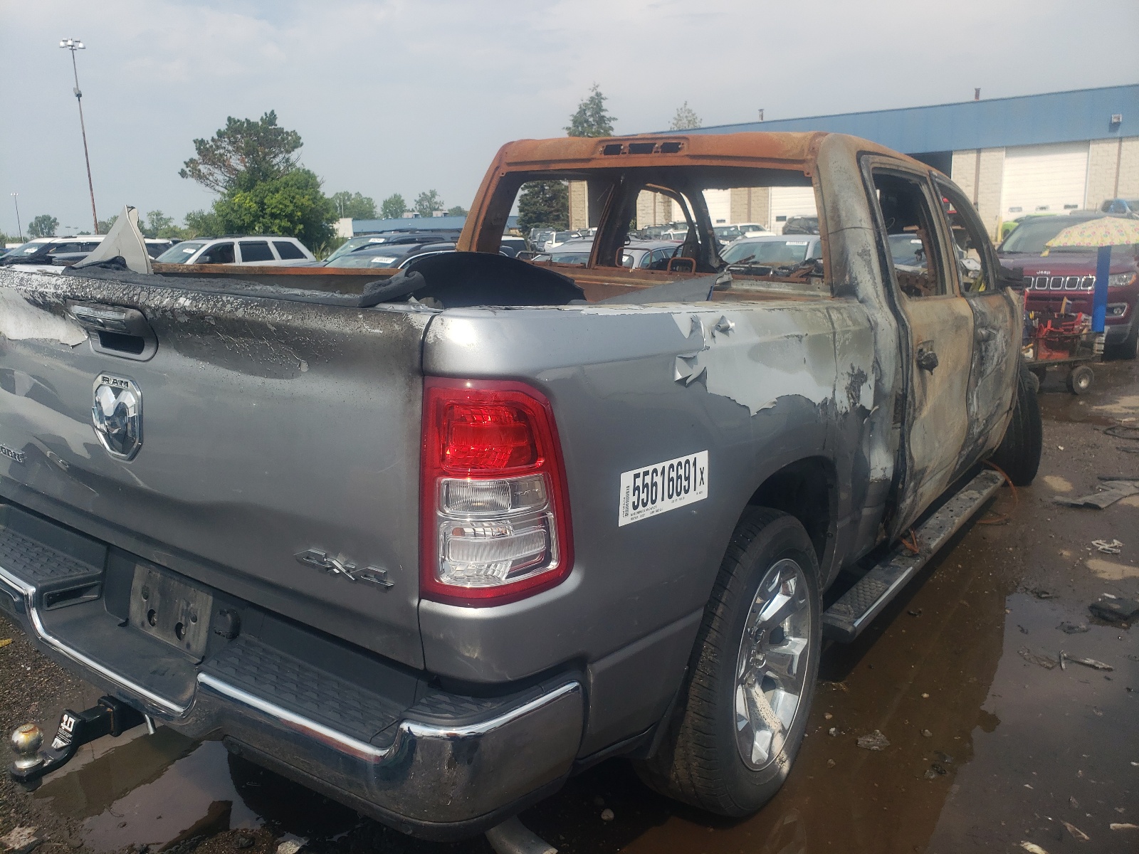 Photo 4 from auction – 2019 RAM 1500 BIG H with VIN 1C6RRFFG7KN908575