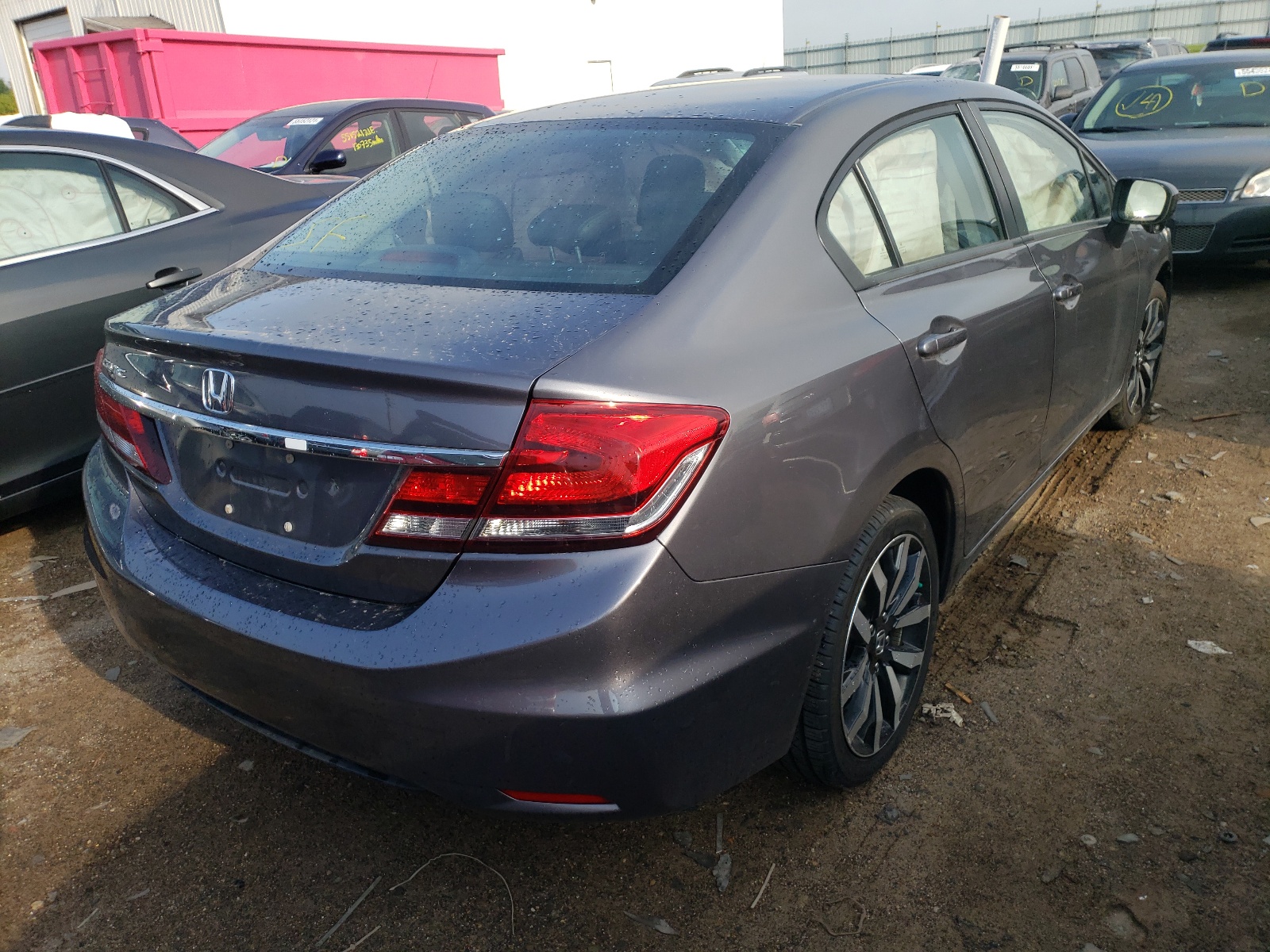 Photo 4 from auction – 2015 HONDA CIVIC EXL with VIN 19XFB2F98FE039053