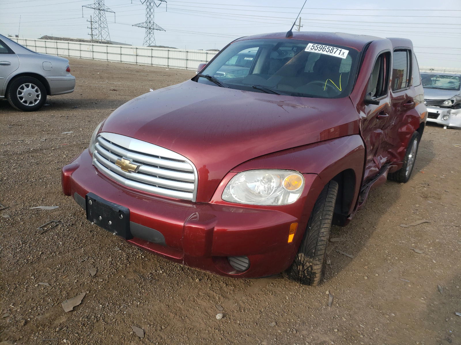 Photo 2 from auction – 2008 CHEVROLET HHR LT with VIN 3GNCA23D08S718132