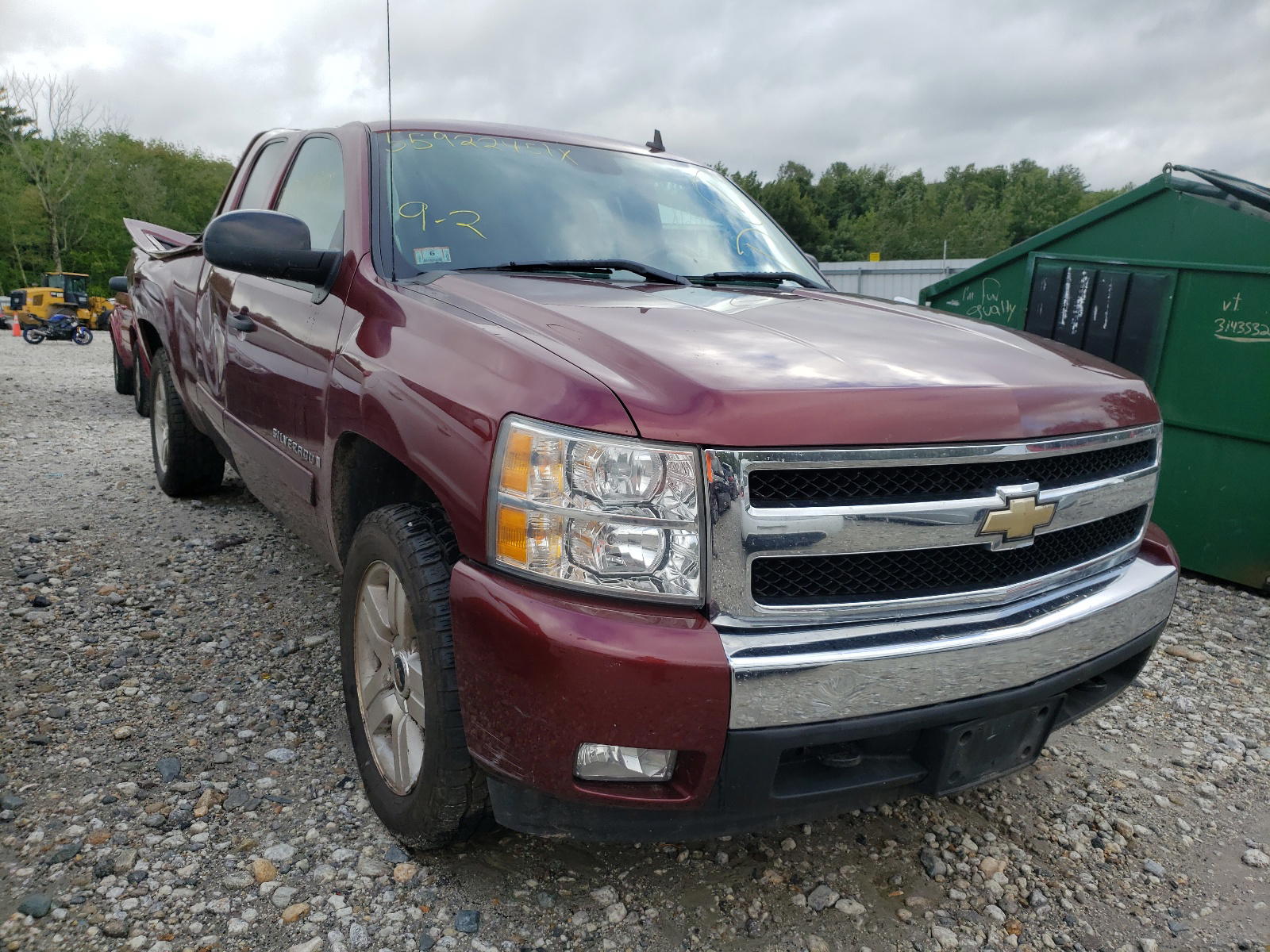 CHEVROLET SILVERADO 2008 with VIN 2GCEK19JX81287364 - Photo from auction