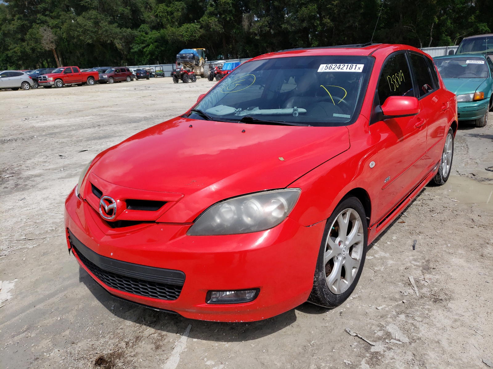 Photo 2 from auction – 2007 MAZDA 3 HATCHBAC with VIN JM1BK343271767197