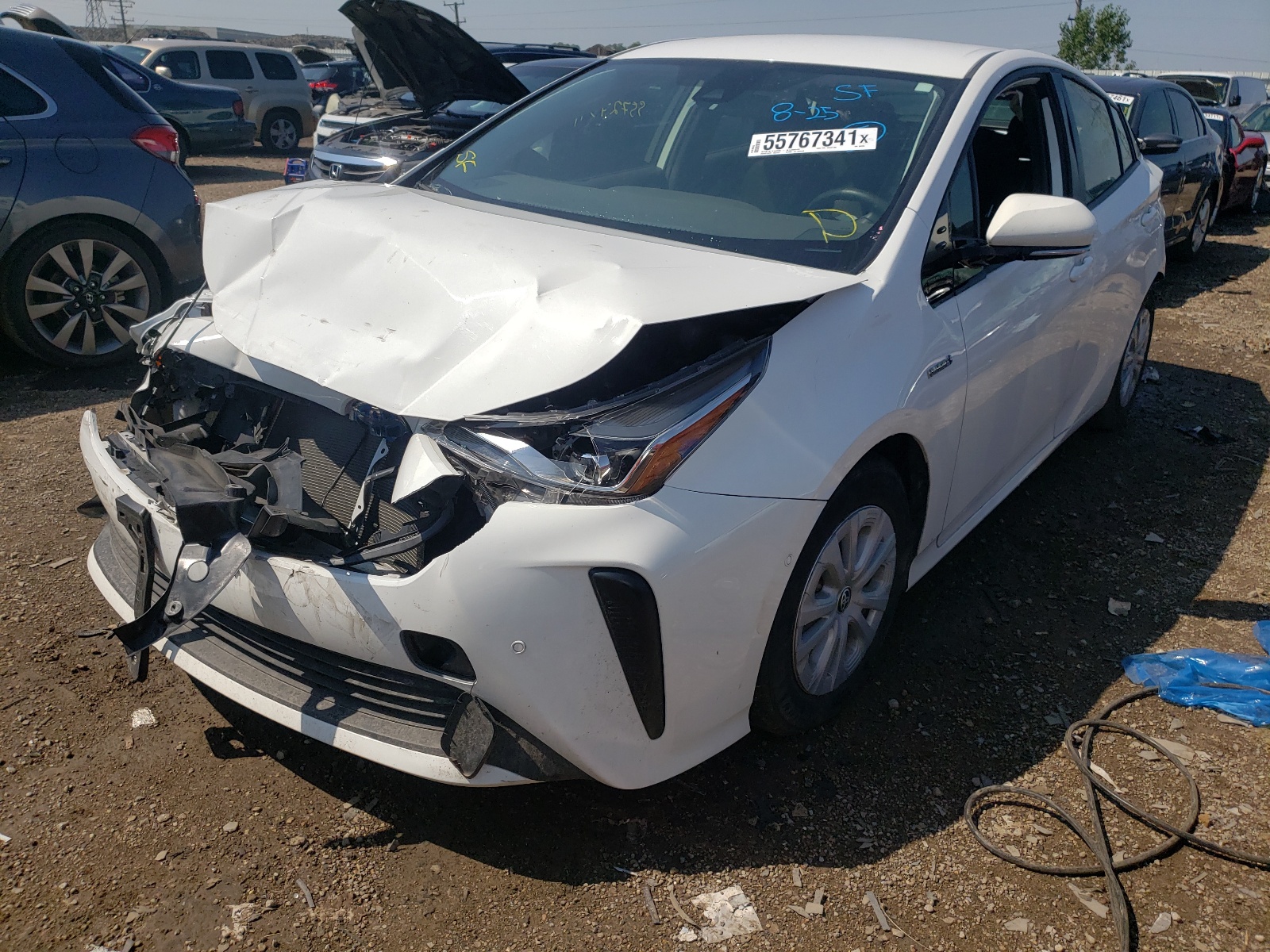 Photo 2 from auction – 2019 TOYOTA PRIUS with VIN JTDKARFU1K3069396