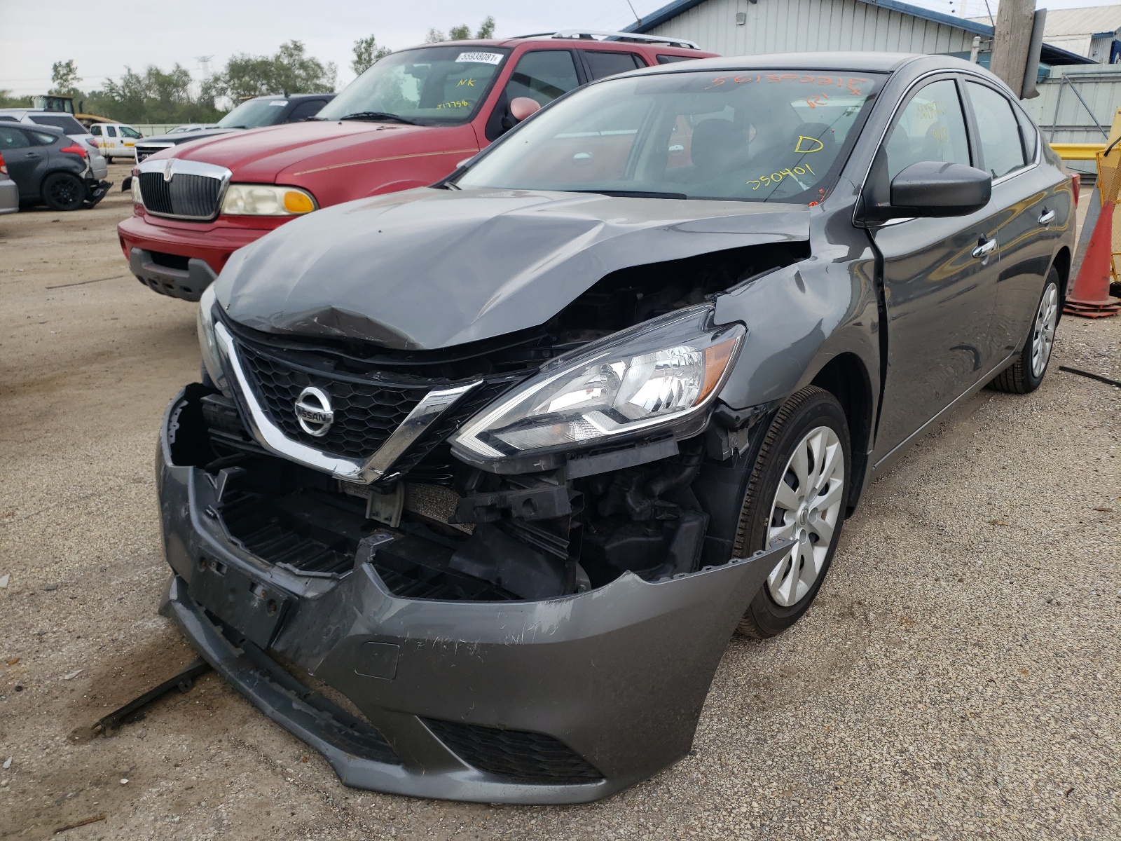 Photo 2 from auction – 2017 NISSAN SENTRA S with VIN 3N1AB7AP2HY350401