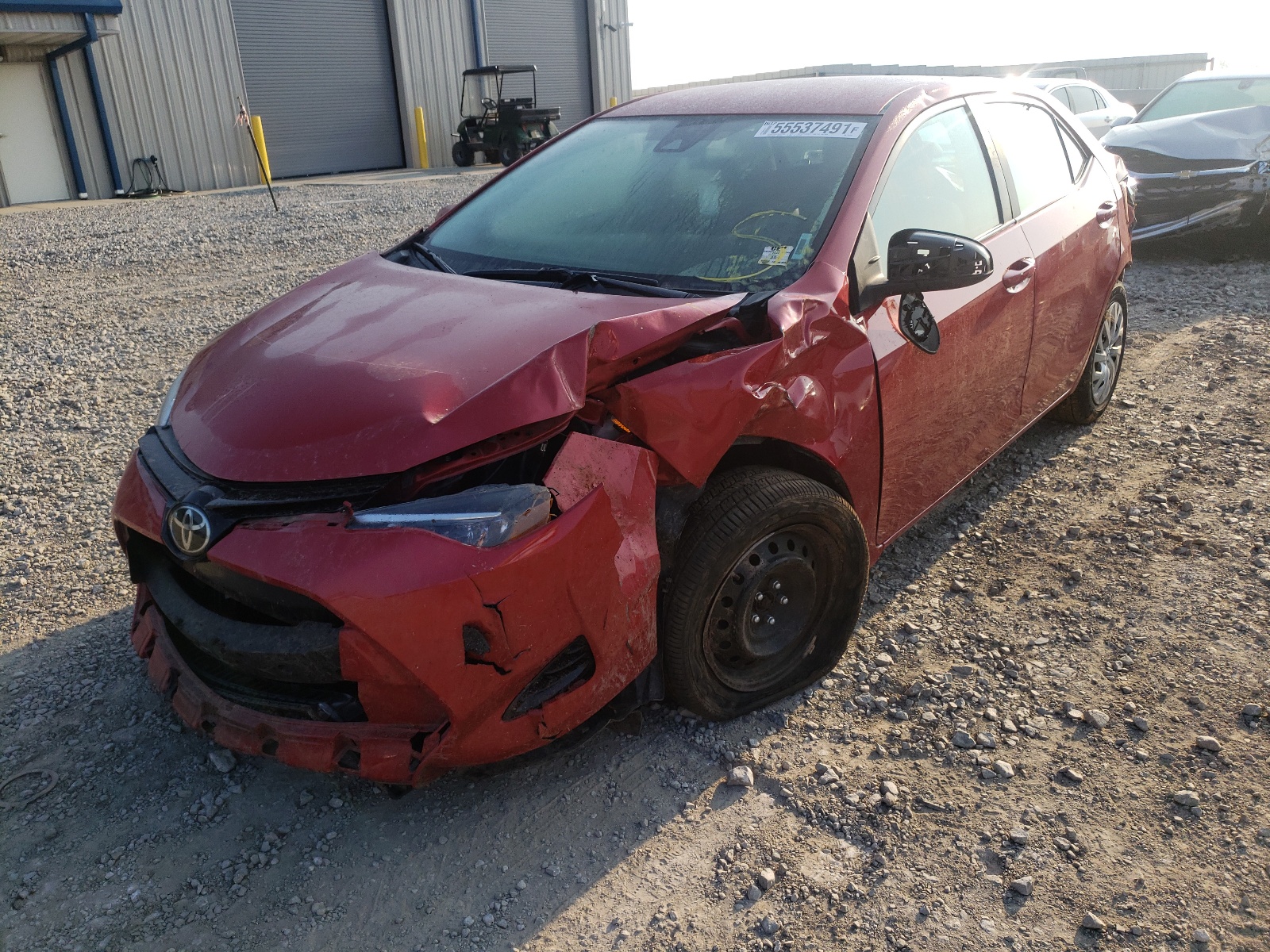 Photo 2 from auction – 2018 TOYOTA COROLLA L with VIN 2T1BURHE0JC025134