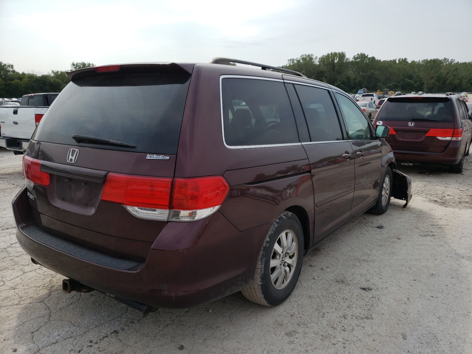 Photo 4 from auction – 2008 HONDA ODYSSEY EX with VIN 5FNRL38428B014809