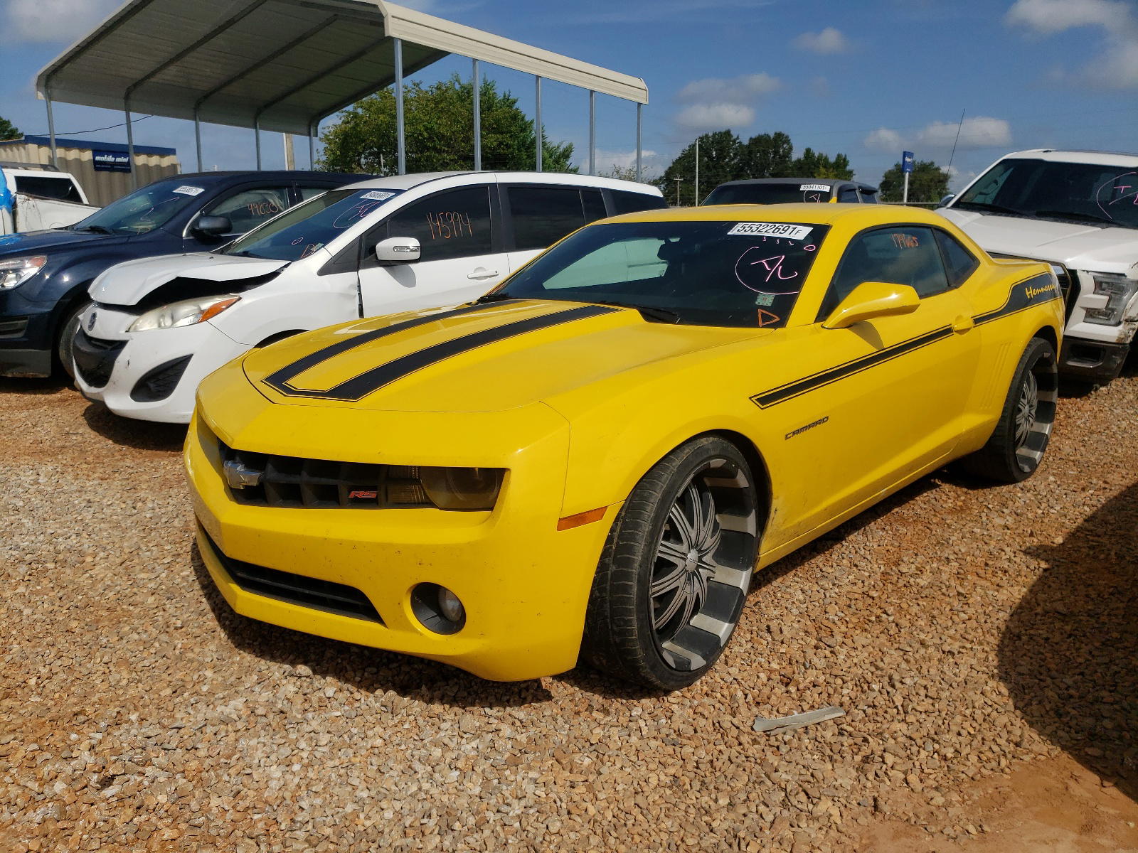 Photo 2 from auction – 2012 CHEVROLET CAMARO LT with VIN 2G1FC1E30C9129529