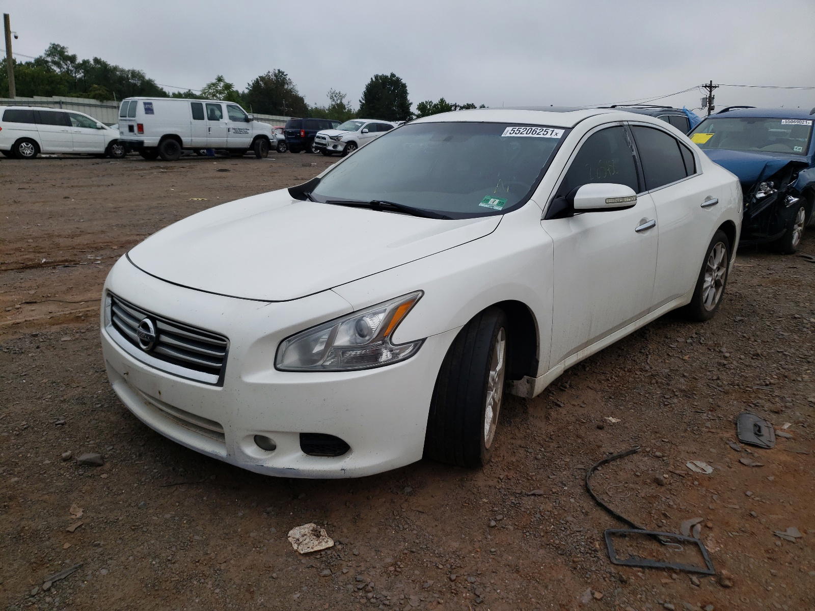 Photo 2 from auction – 2012 NISSAN MAXIMA with VIN 1N4AA5AP1CC848164
