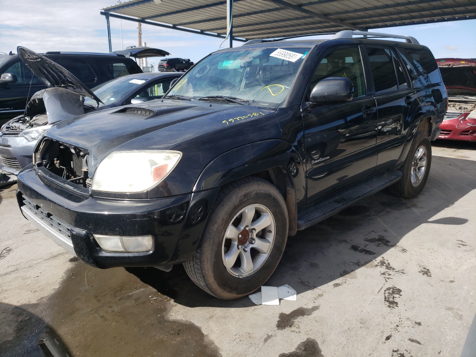 Photo 2 from auction – 2005 TOYOTA 4RUNNER SR with VIN JTEZT14R458007275