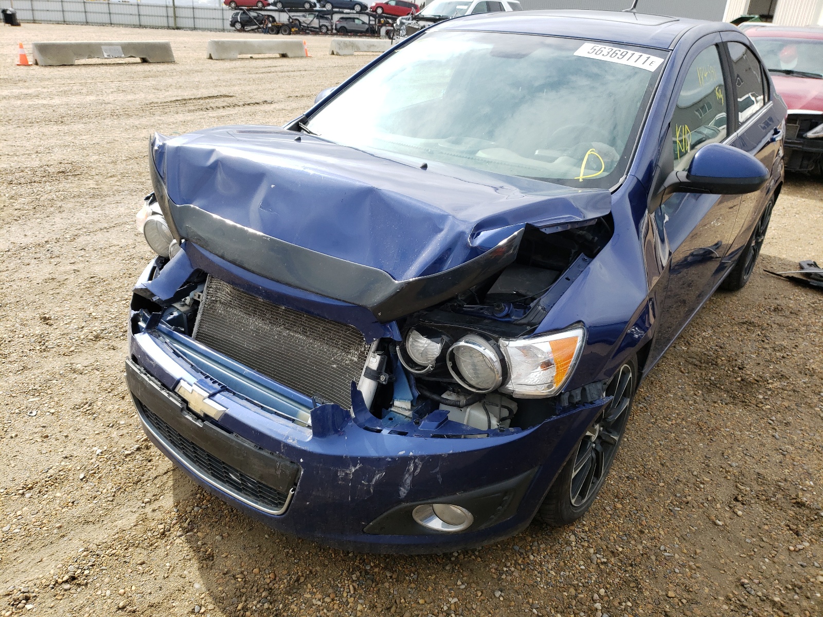 Photo 2 from auction – 2012 CHEVROLET SONIC LTZ with VIN 1G1JE5SB0C4195847