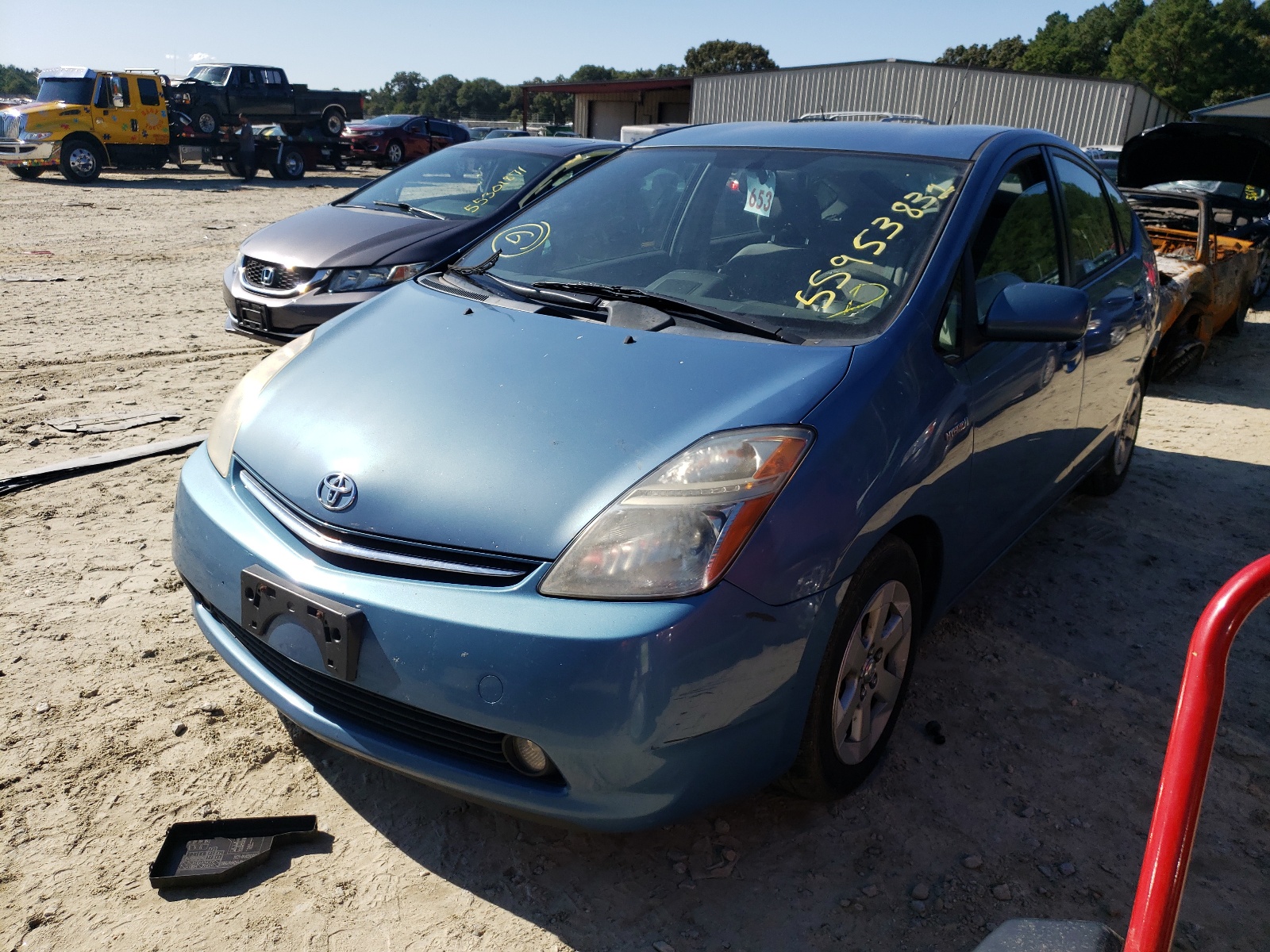 Photo 2 from auction – 2007 TOYOTA PRIUS with VIN JTDKB20U277679255