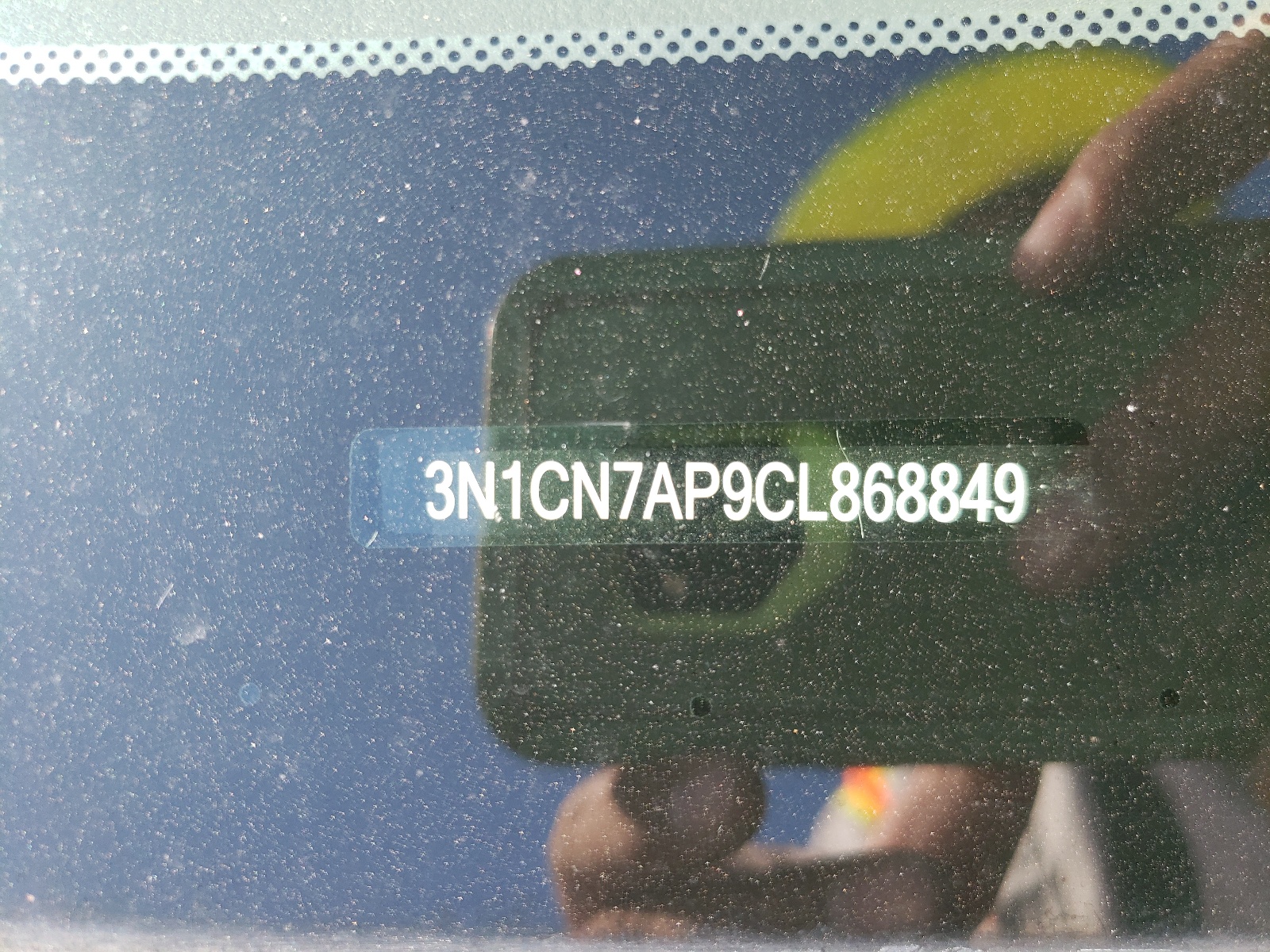 Photo 10 from auction – 2012 NISSAN VERSA S with VIN 3N1CN7AP9CL868849