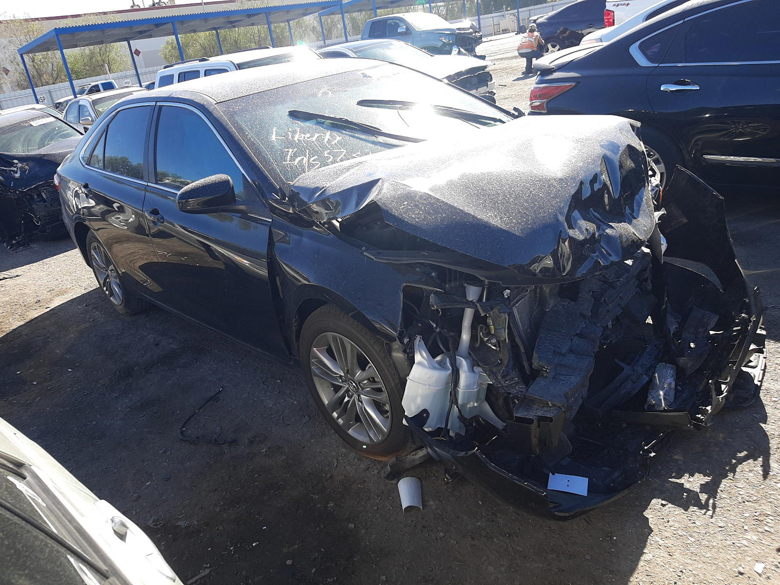 TOYOTA CAMRY LE 2016 with VIN 4T1BF1FK3GU255293 - Photo from auction