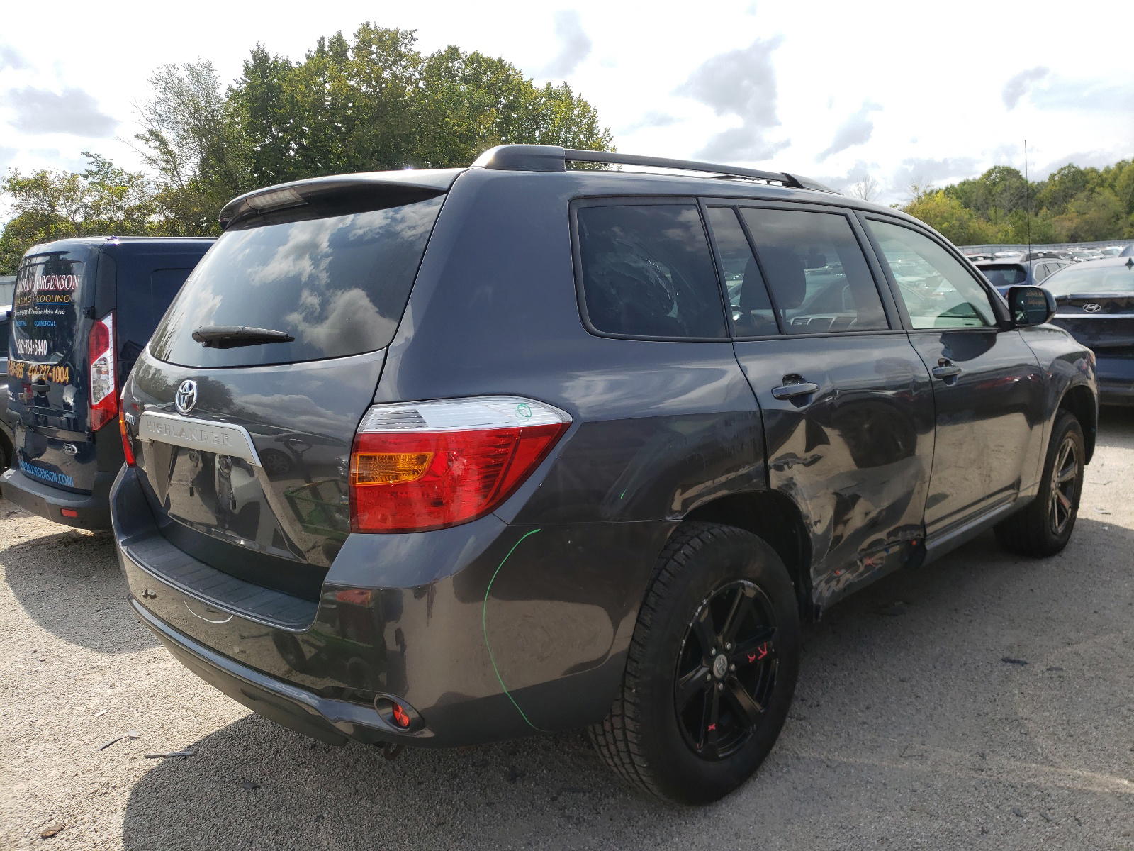Photo 4 from auction – 2009 TOYOTA HIGHLANDER with VIN JTEDA41A992007734