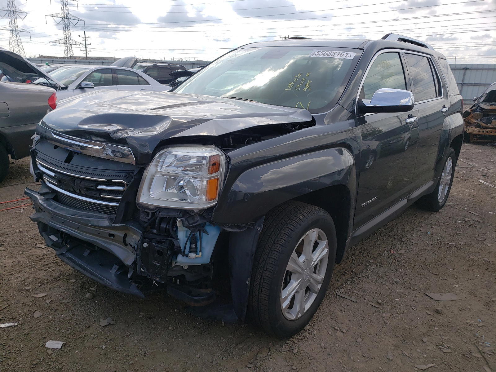 Photo 2 from auction – 2017 GMC TERRAIN SL with VIN 2GKFLUE35H6167411