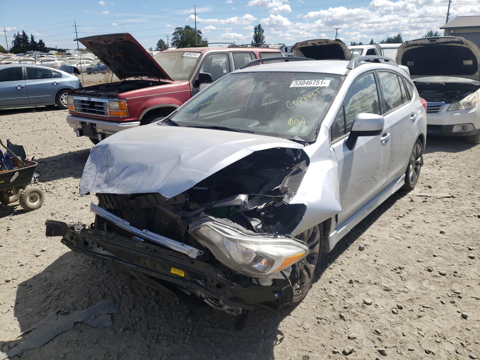 Photo 2 from auction – 2013 SUBARU IMPREZA SP with VIN JF1GPAL64D1886619