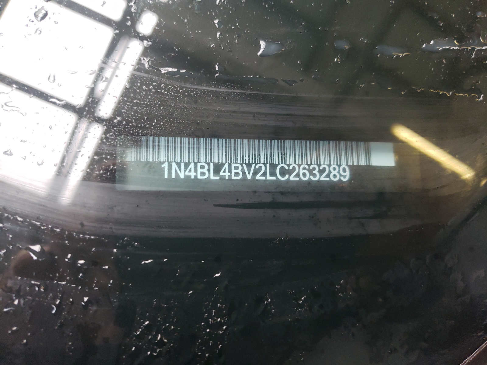 Photo 10 from auction – 2020 NISSAN ALTIMA S with VIN 1N4BL4BV2LC263289