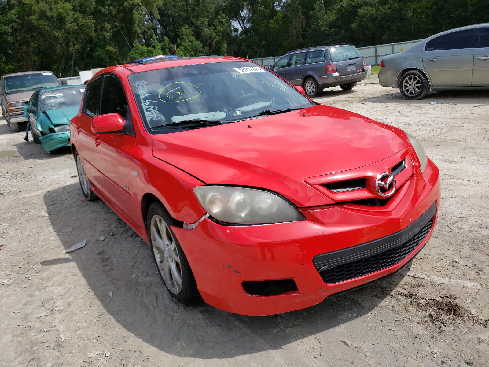 MAZDA 3 HATCHBAC 2007 with VIN JM1BK343271767197 - Photo from auction