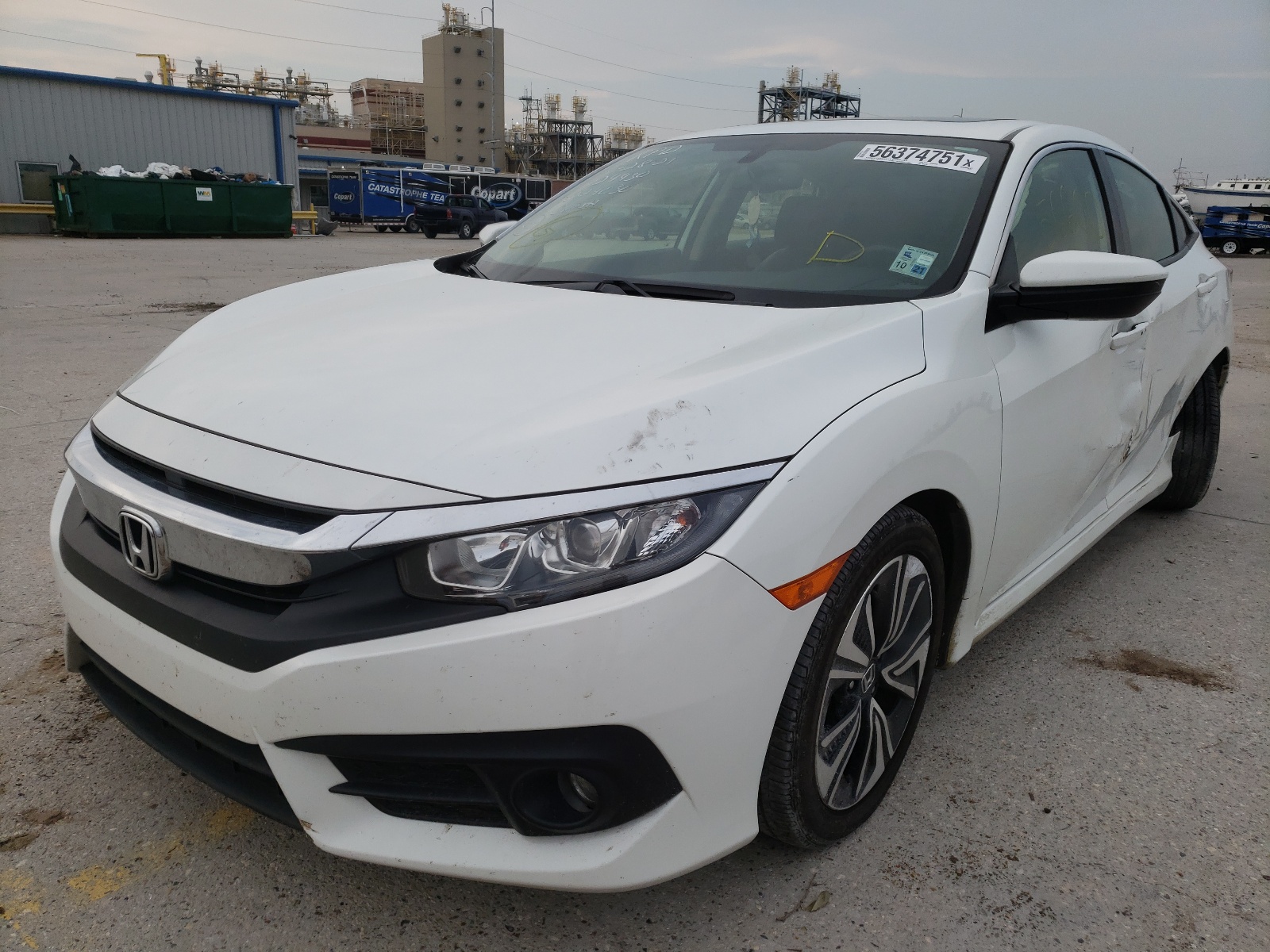 Photo 2 from auction – 2018 HONDA CIVIC EXL with VIN JHMFC1F72JX024030