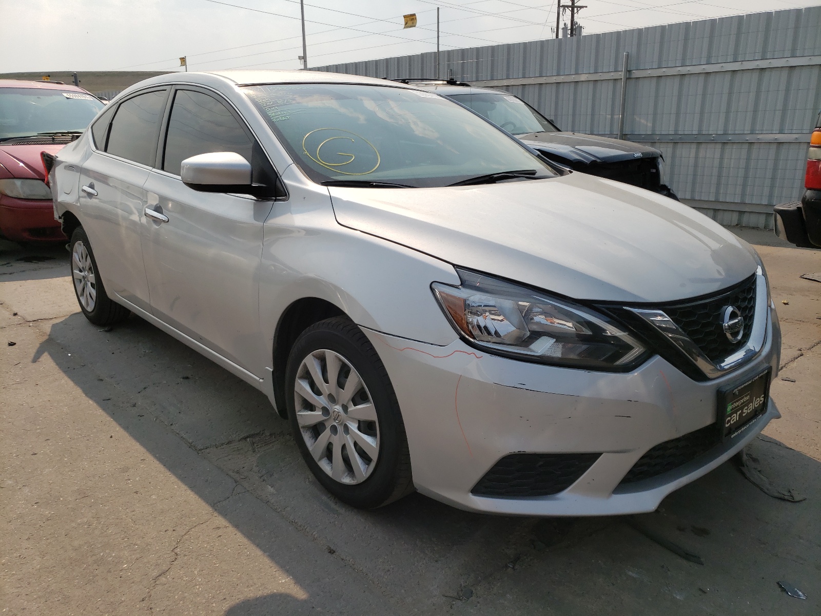 NISSAN SENTRA S 2018 with VIN 3N1AB7AP7JY339996 - Photo from auction