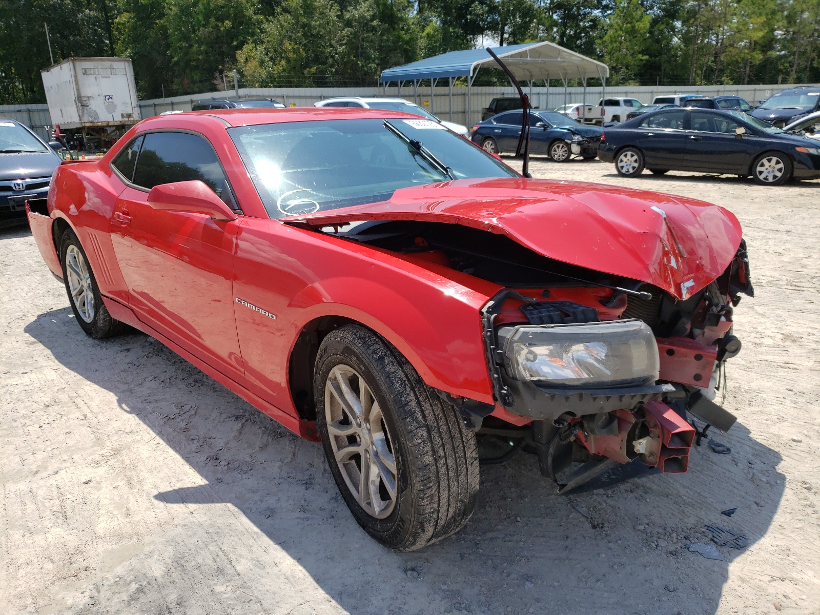 Photo 1 from auction – 2015 CHEVROLET CAMARO LS with VIN 2G1FB1E34F9116211