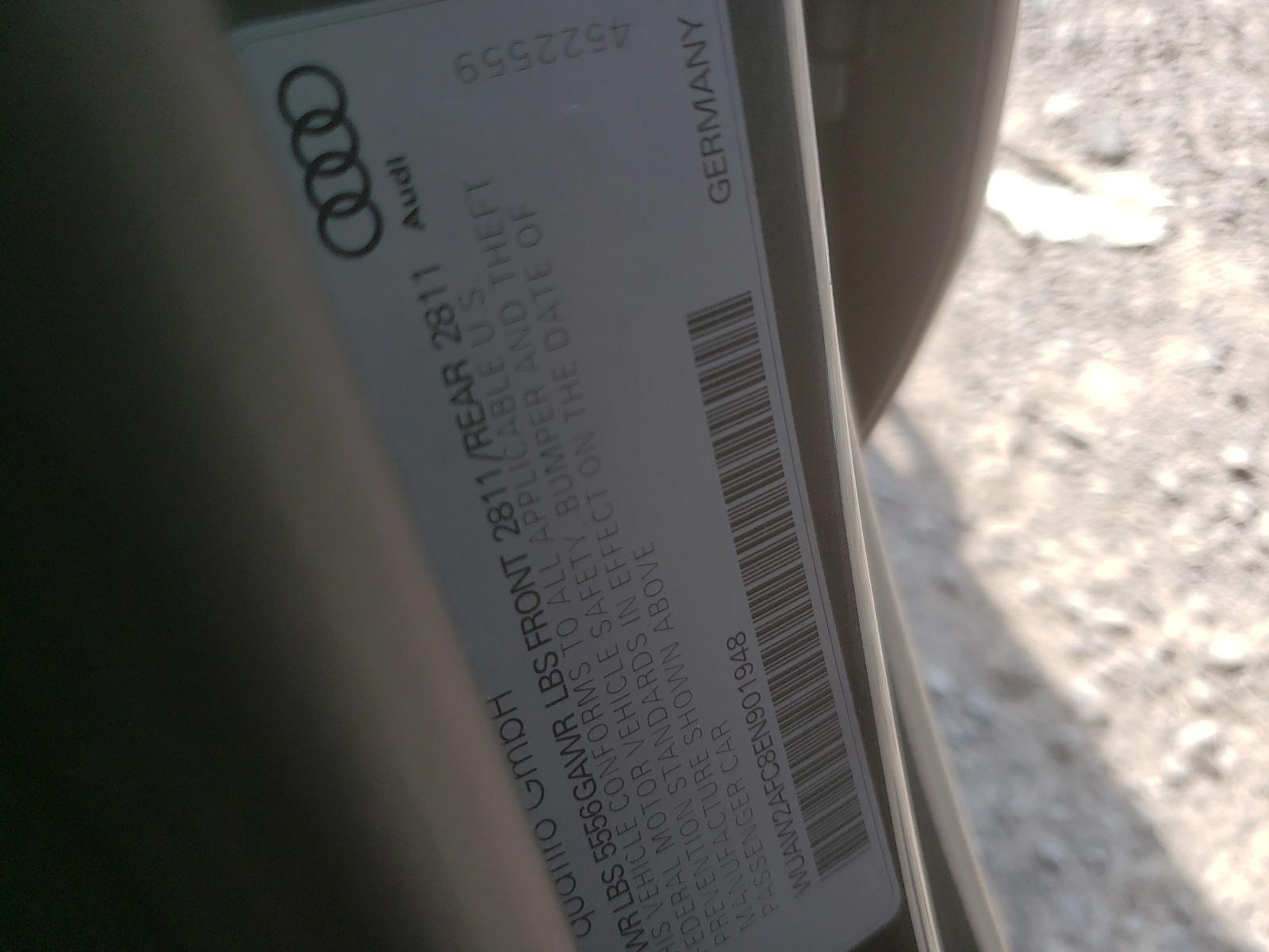 Photo 10 from auction – 2014 AUDI RS7 with VIN WUAW2AFC8EN901948