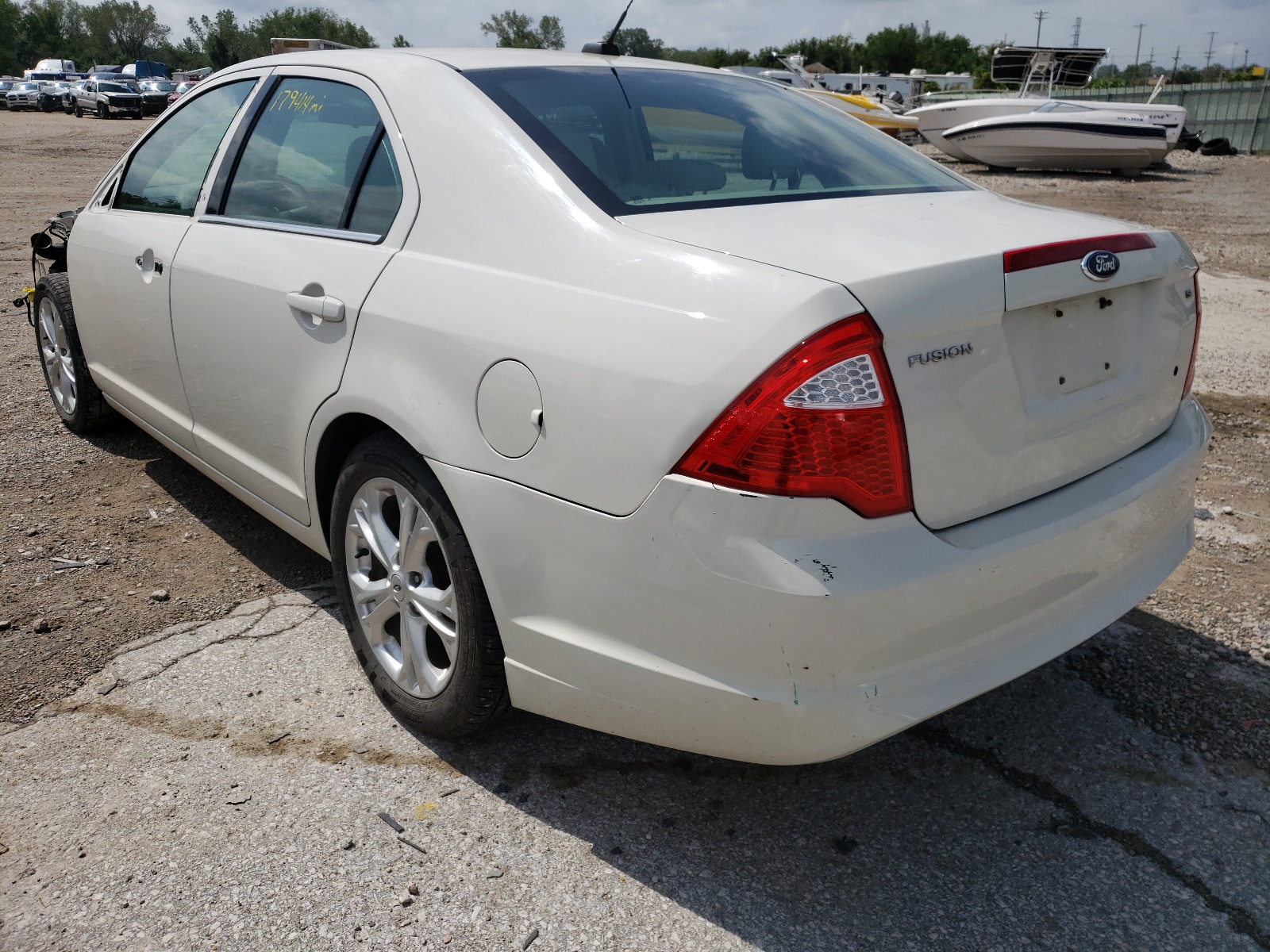 Photo 3 from auction – 2012 FORD FUSION SE with VIN 3FAHP0HA7CR414656