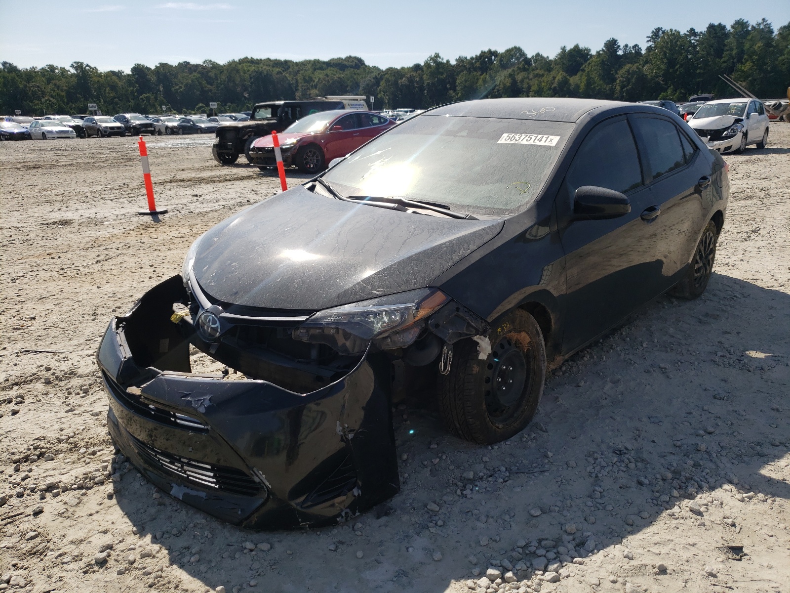 Photo 2 from auction – 2018 TOYOTA COROLLA L with VIN 5YFBURHE0JP823634
