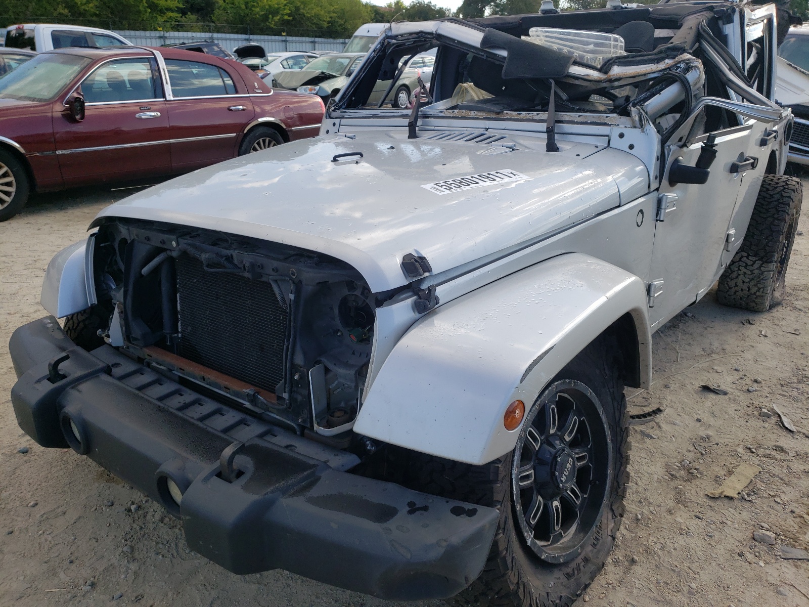 Photo 2 from auction – 2007 JEEP WRANGLER S with VIN 1J4GA59147L114624