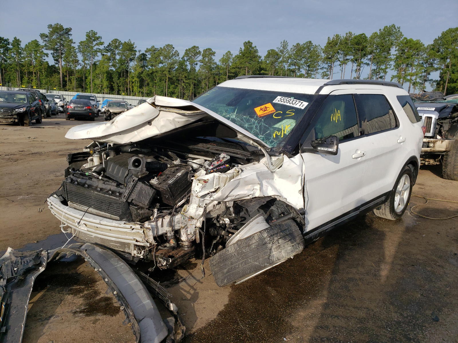 Photo 2 from auction – 2018 FORD EXPLORER X with VIN 1FM5K7DH2JGB62693