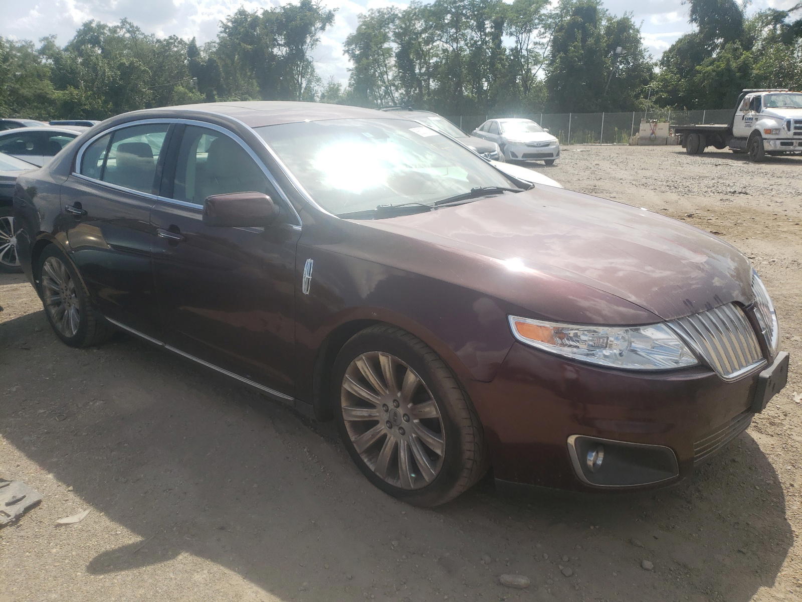 LINCOLN MKS 2012 with VIN 1LNHL9DR6CG807346 - Photo from auction