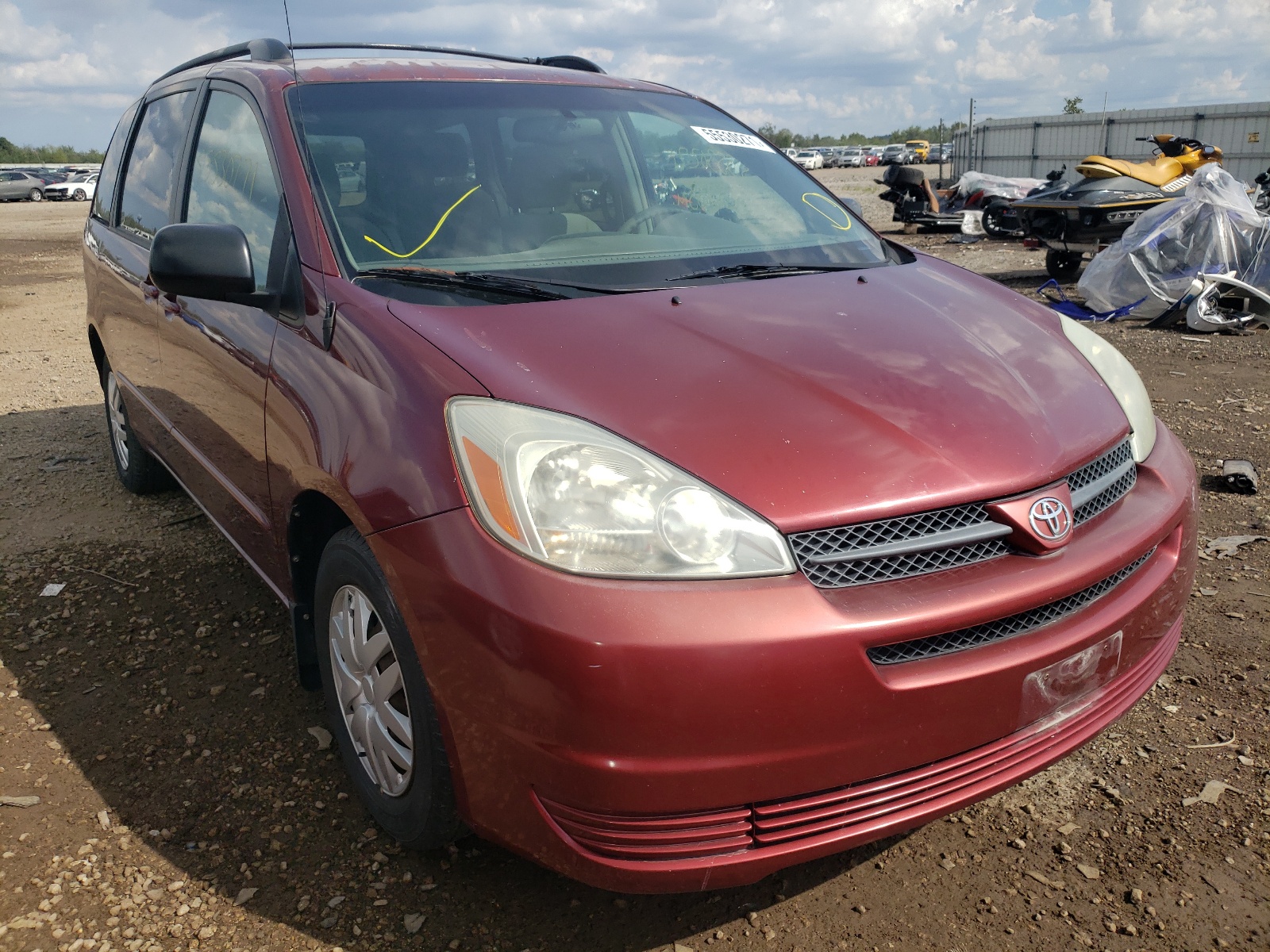 TOYOTA SIENNA 2004 with VIN 5TDZA23CX4S034634 - Photo from auction