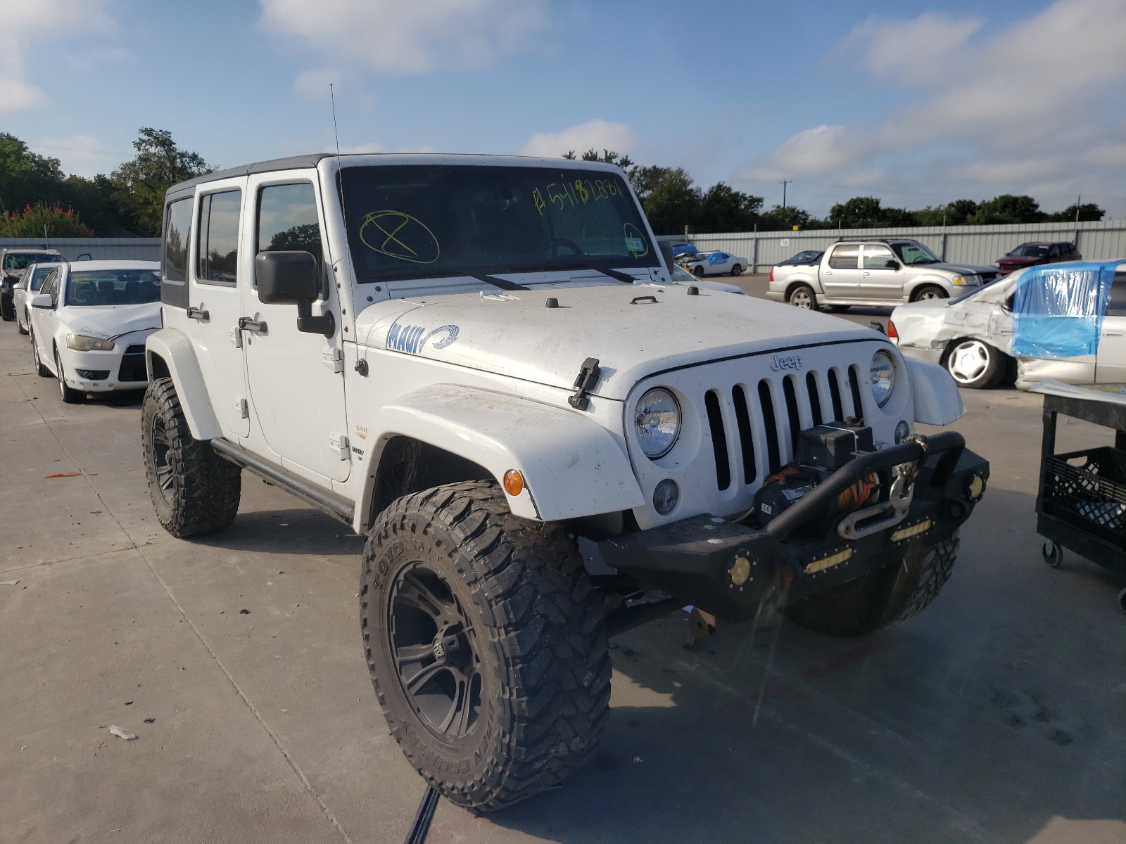 Photo 1 from auction – 2014 JEEP WRANGLER S with VIN 1C4BJWEG0EL274092