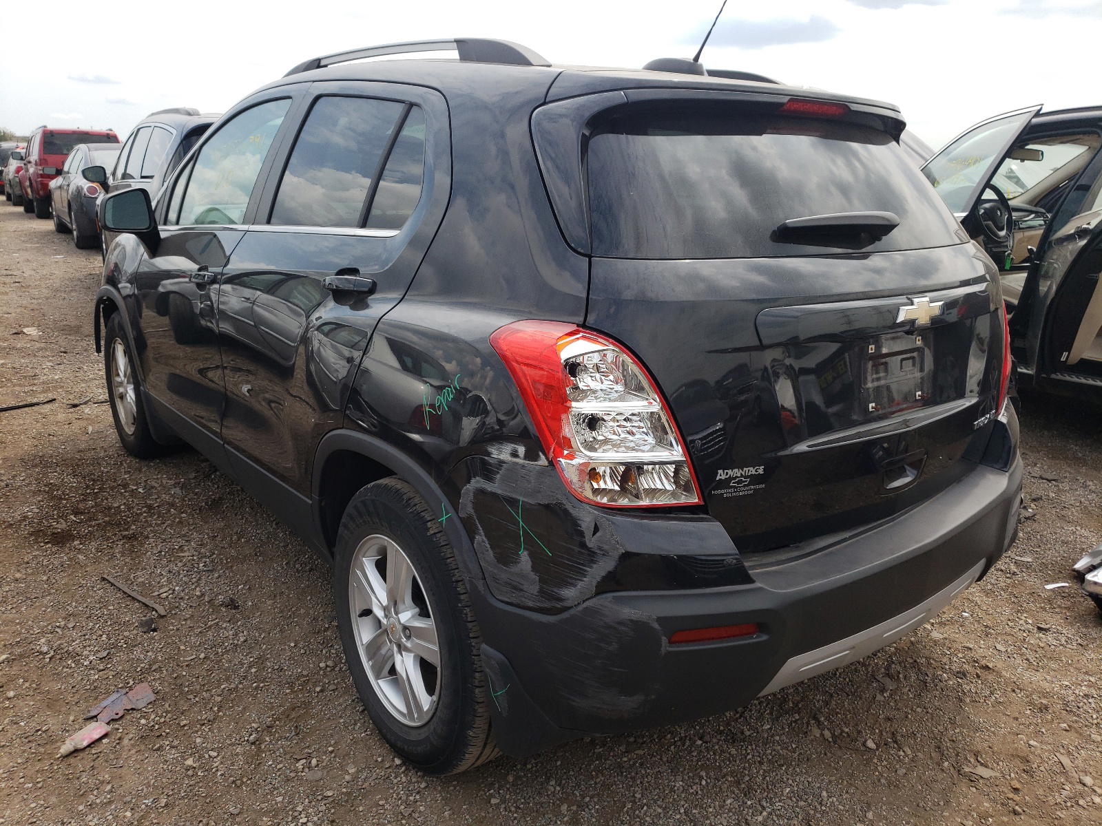 Photo 3 from auction – 2015 CHEVROLET TRAX 1LT with VIN KL7CJLSB2FB240932