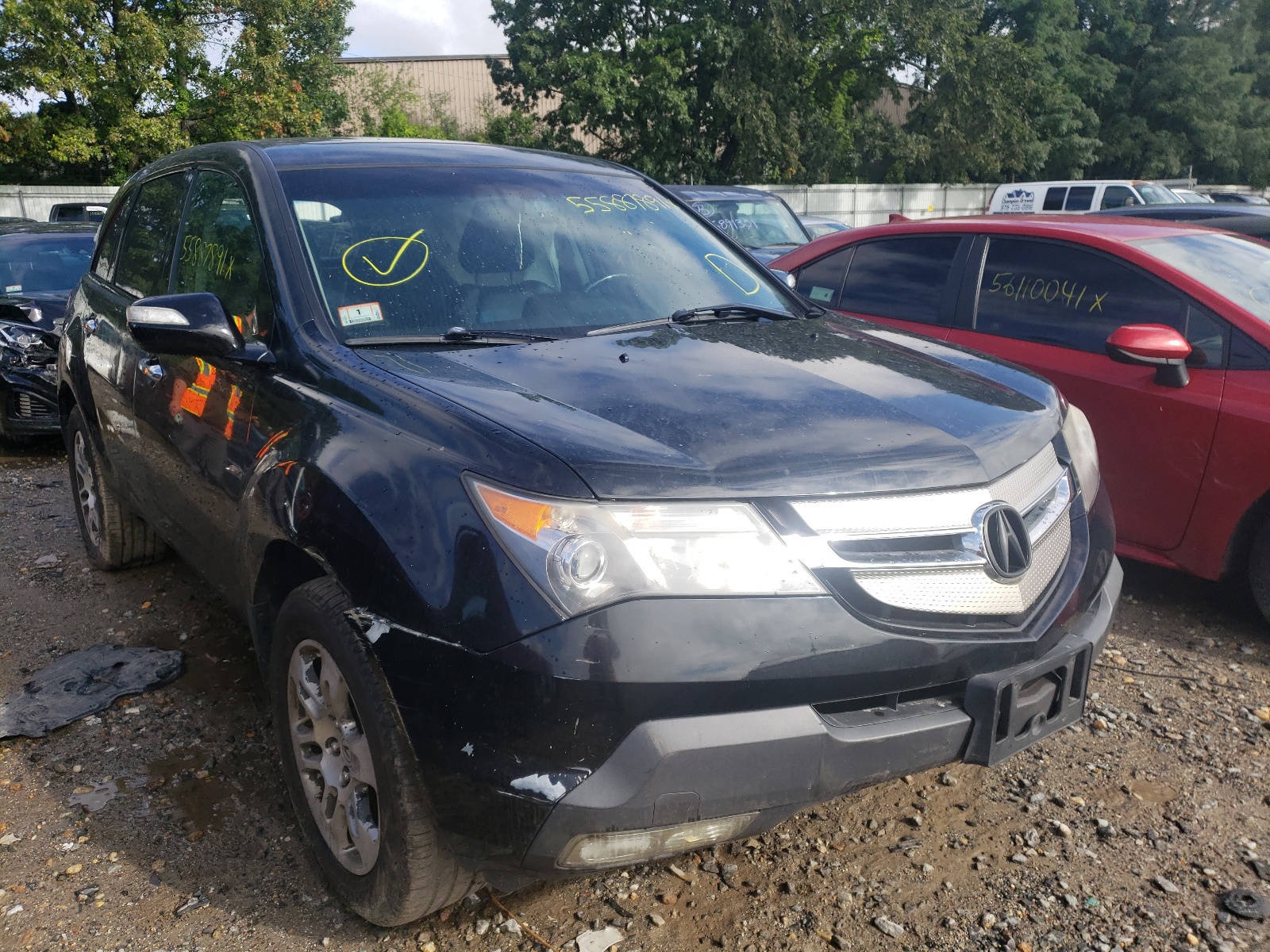 Photo 1 from auction – 2009 ACURA MDX TECHNO with VIN 2HNYD28459H524449