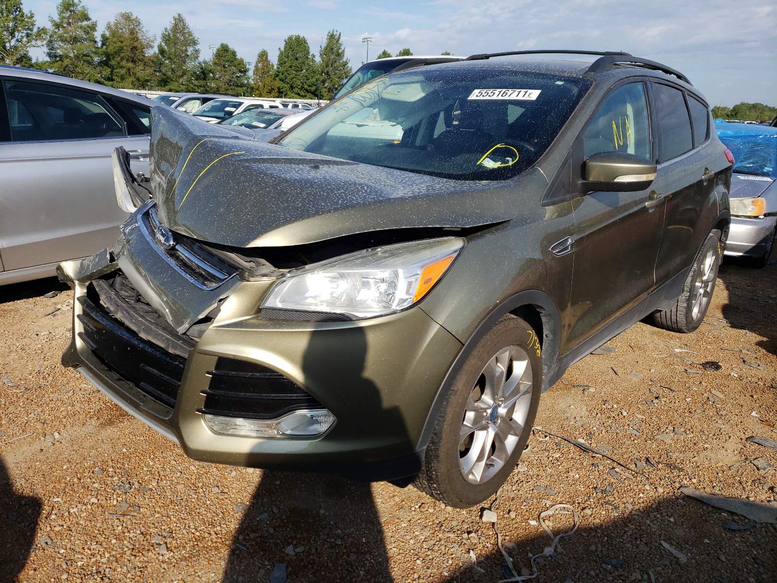 Photo 2 from auction – 2013 FORD ESCAPE SEL with VIN 1FMCU0HX6DUB55200